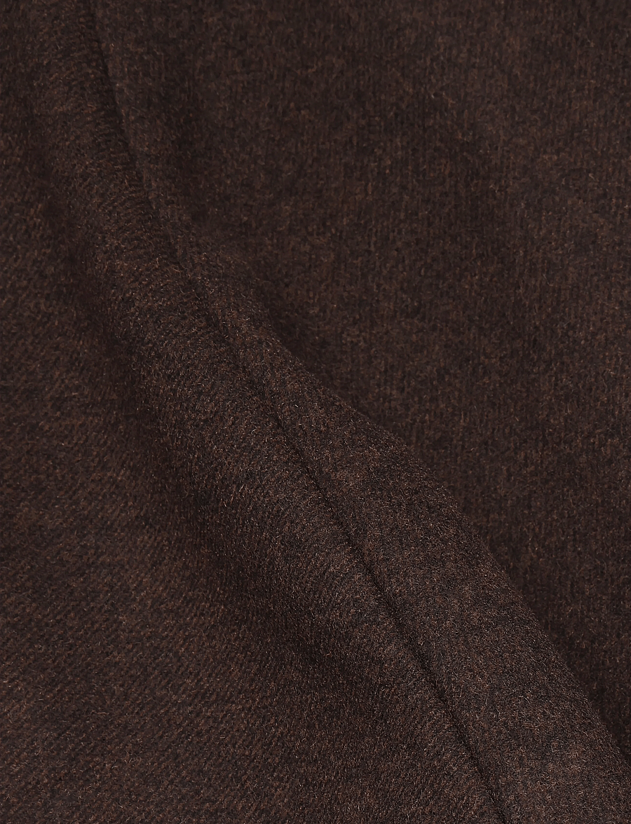 Ganni - Peacoat Wool Skirt - miniseelikud - brown - 2