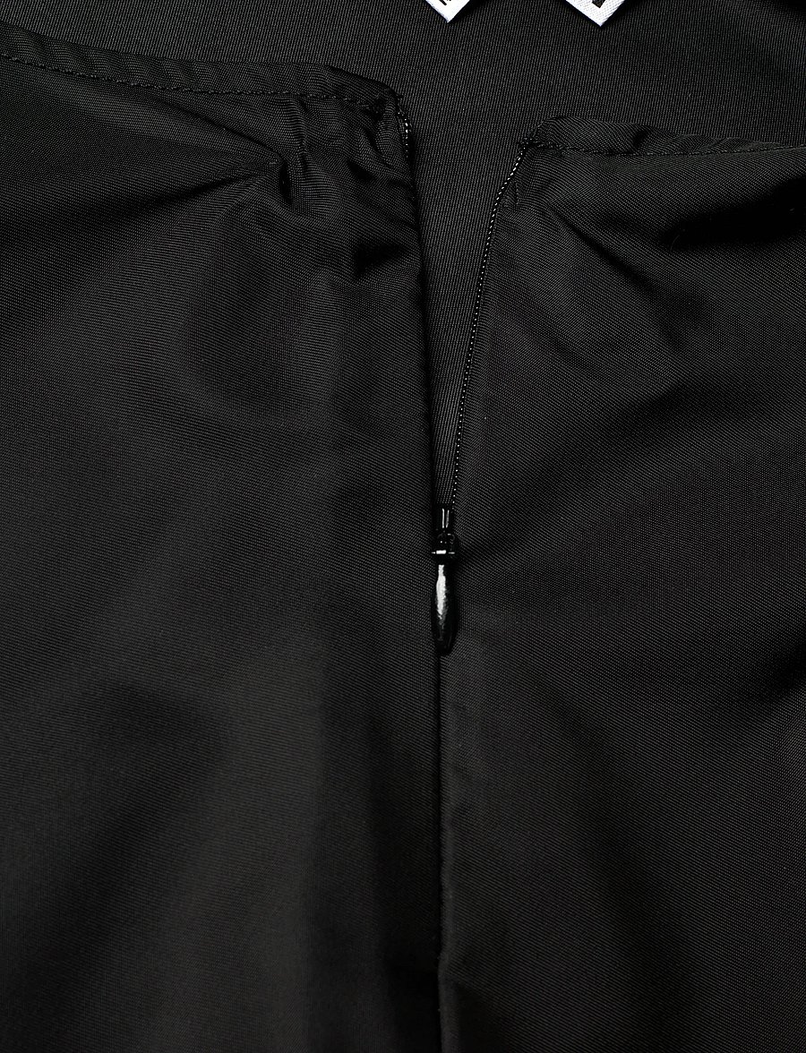Ganni - Duchesse Nylon Mini Frill skirt - kurze röcke - black - 3
