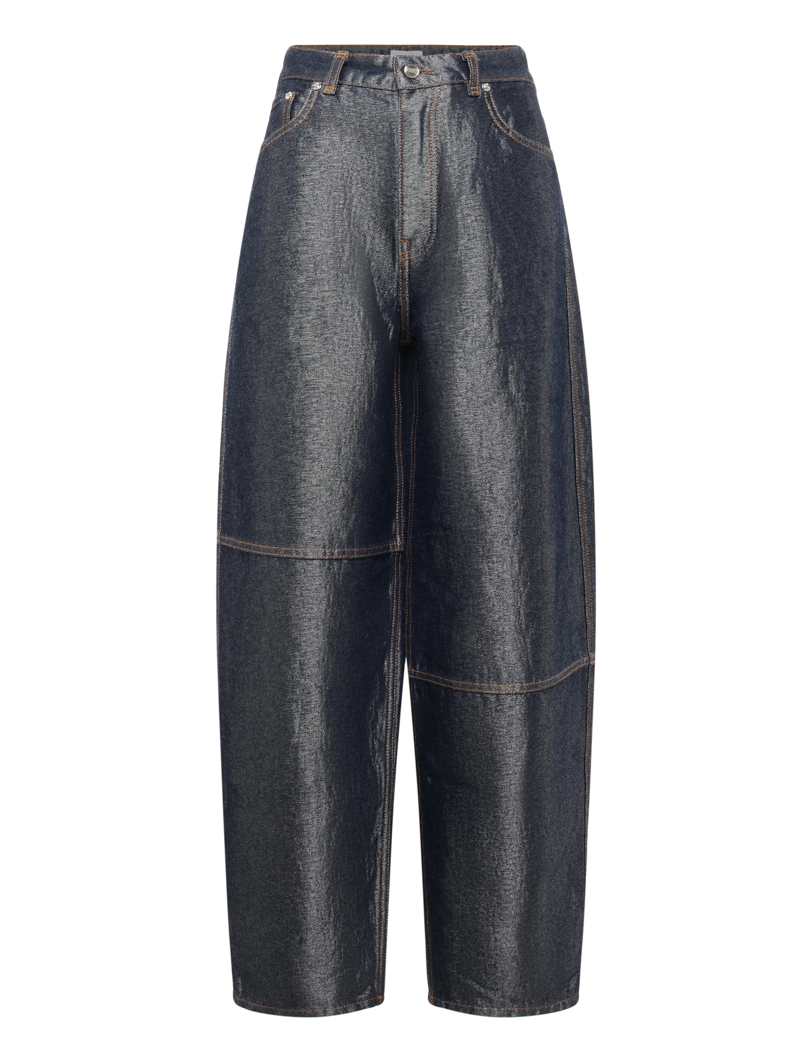 Ganni Jeans Shiny - GANNI - BLUE / blue