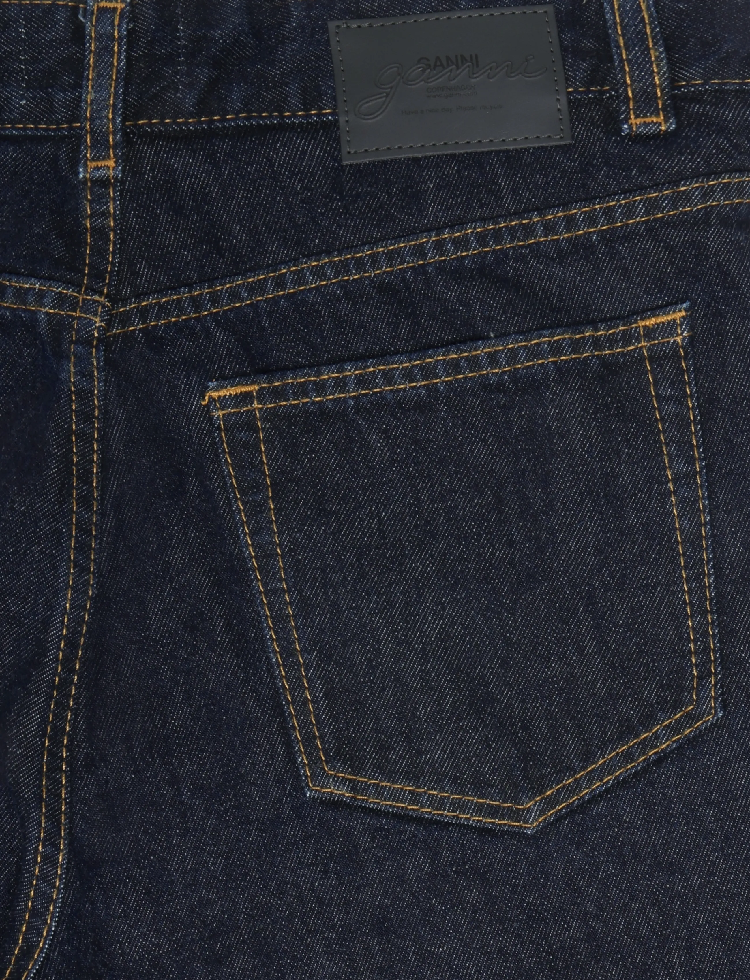 Ganni - Angi Jeans - cargo-hosen - dark denim rinse - 2