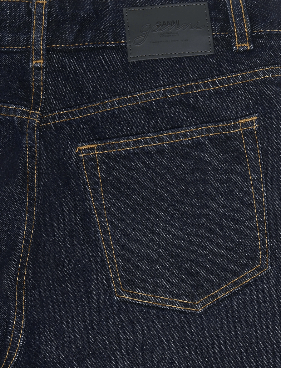 Ganni - Angi Jeans - cargo-hosen - dark denim rinse - 2