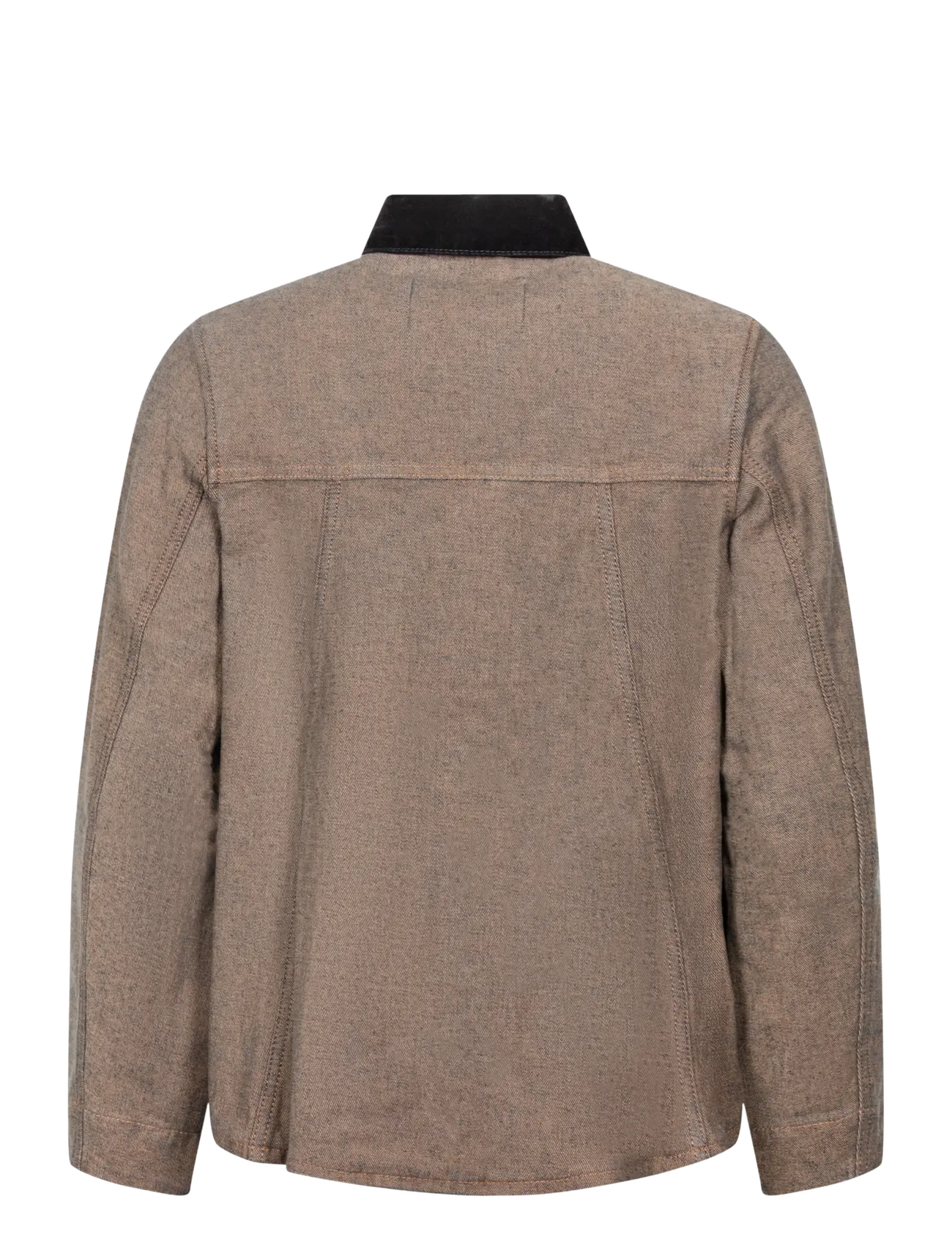 Ganni - Denim Overshirt - jeansjacken - brown - 1