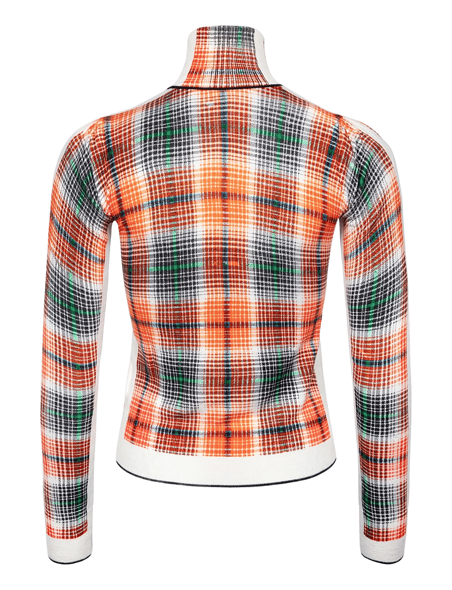 Ganni - Printed Merino Turtleneck - rollkragenpullover - multicolored - 1