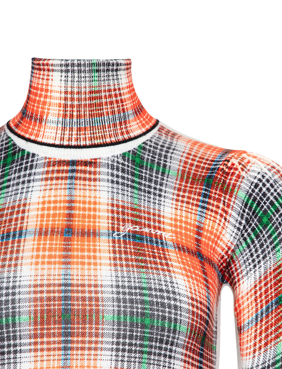 Ganni - Printed Merino Turtleneck - rollkragenpullover - multicolored - 2