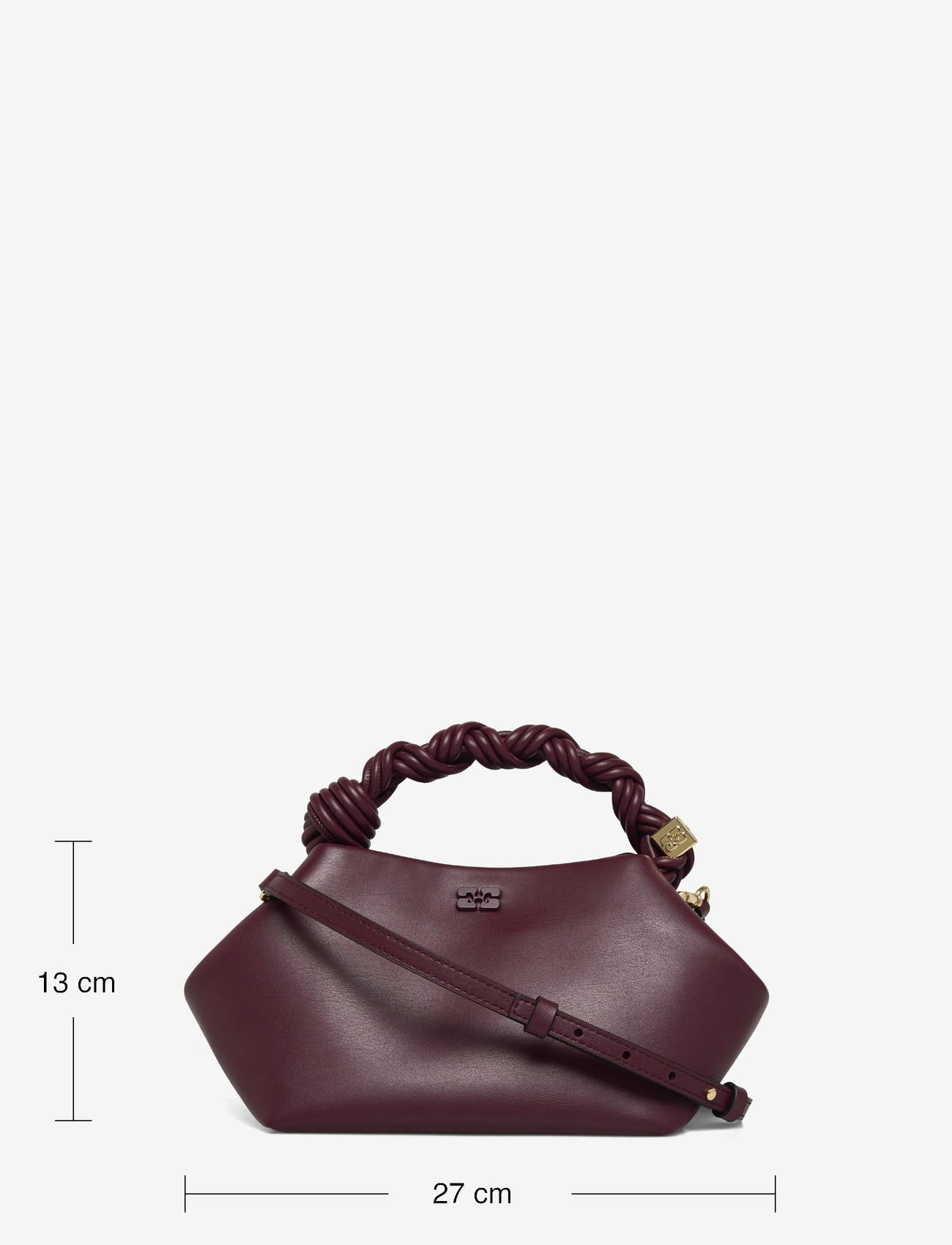 Ganni - Bou Small Shoulder Bag - red - 3