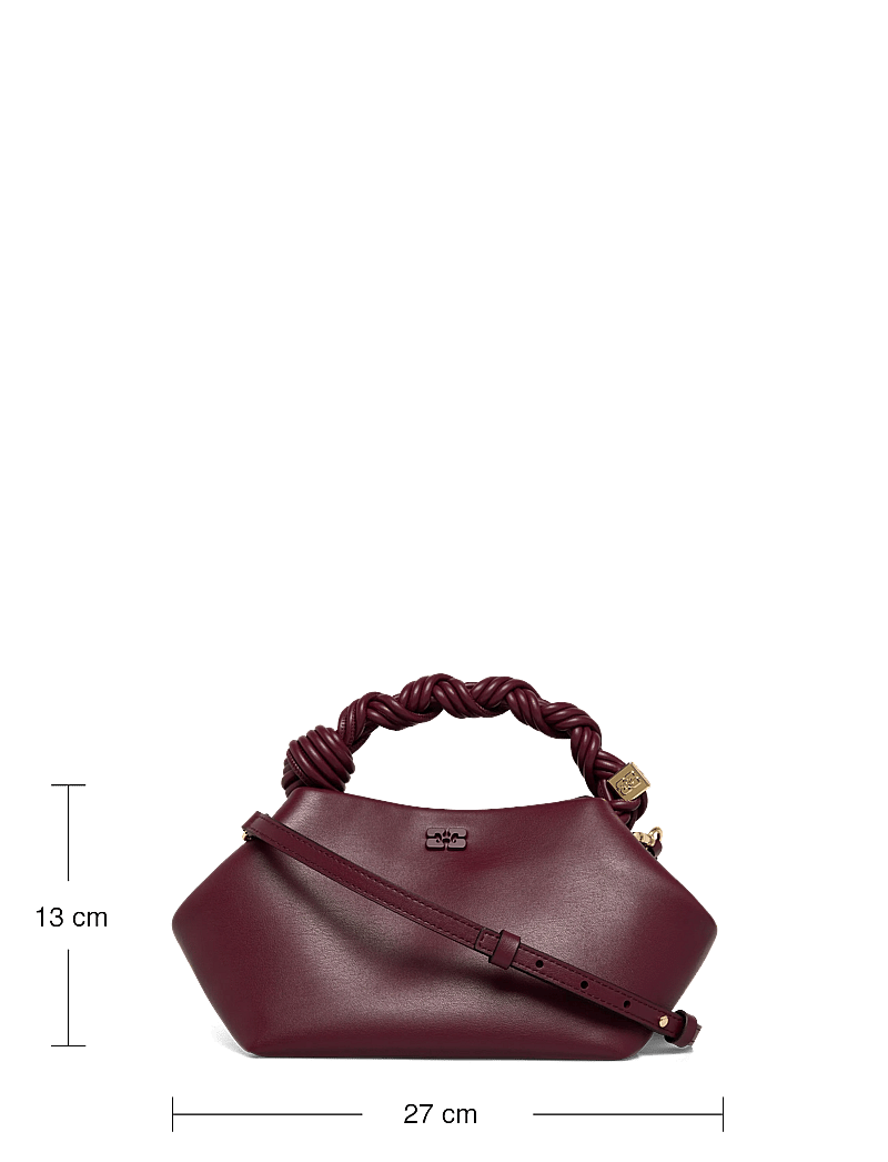 Ganni - Bou Small Shoulder Bag - red - 3