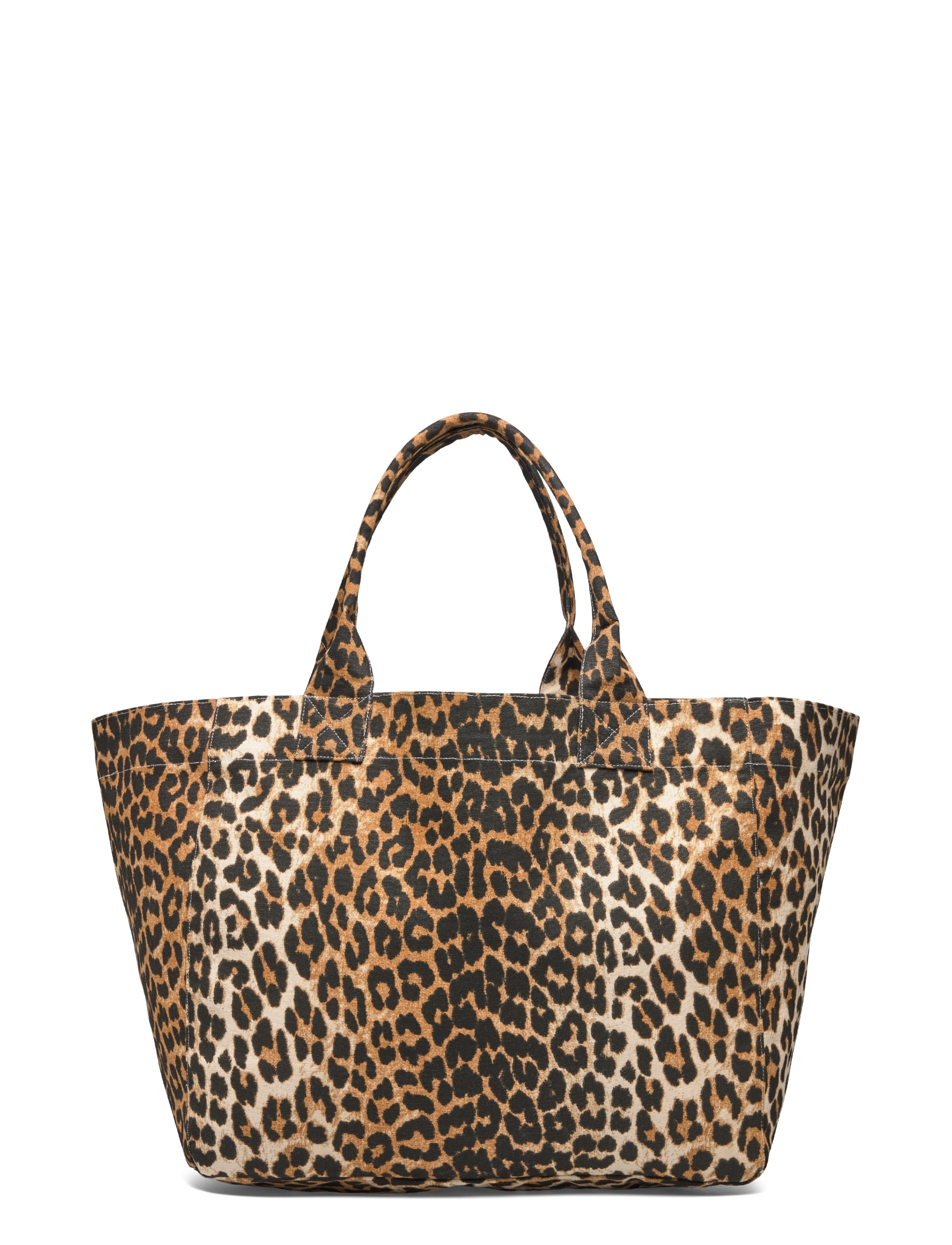 Ganni - Brown Leopard XXL Tote bag - shopper - leopard - 1