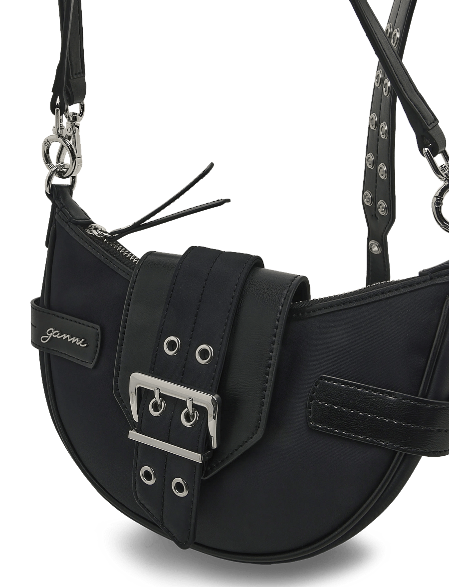 Ganni - Small Bucky Crossbody Bag - black - 2