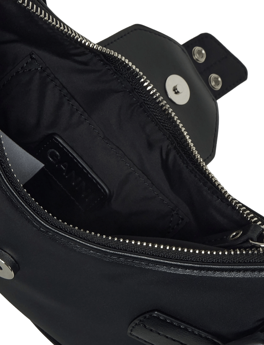 Ganni - Small Bucky Crossbody Bag - black - 3
