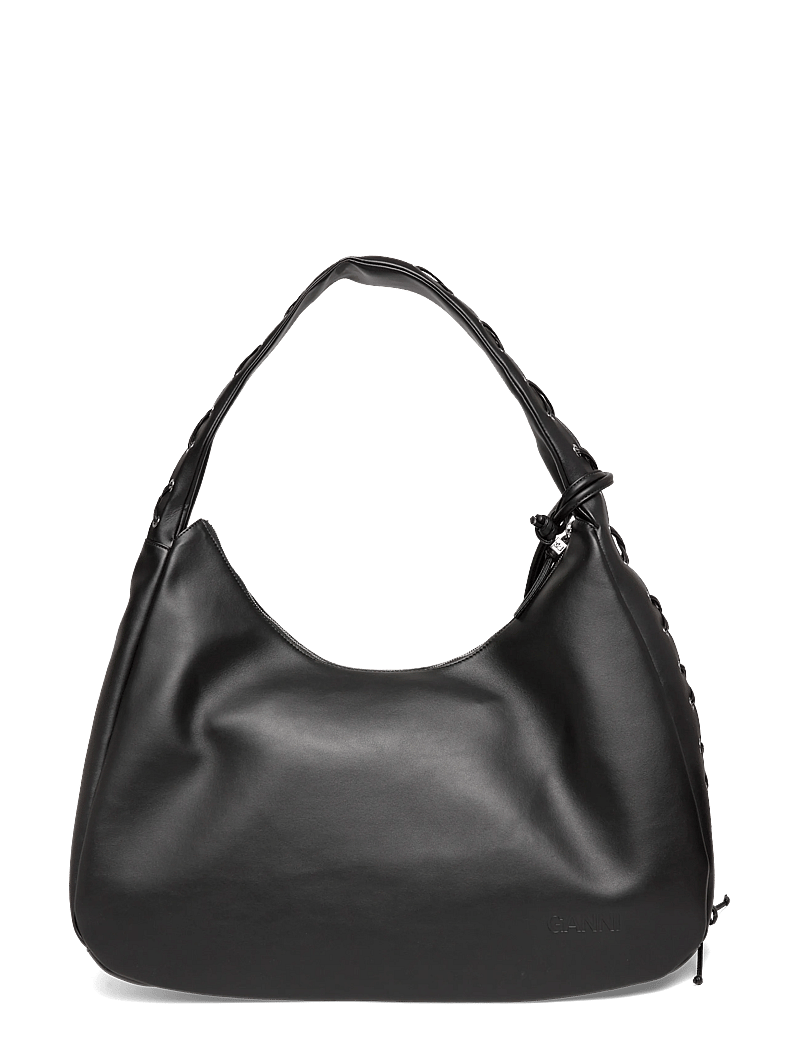 Ganni - Hobo XXL - skuldertasker - black - 1