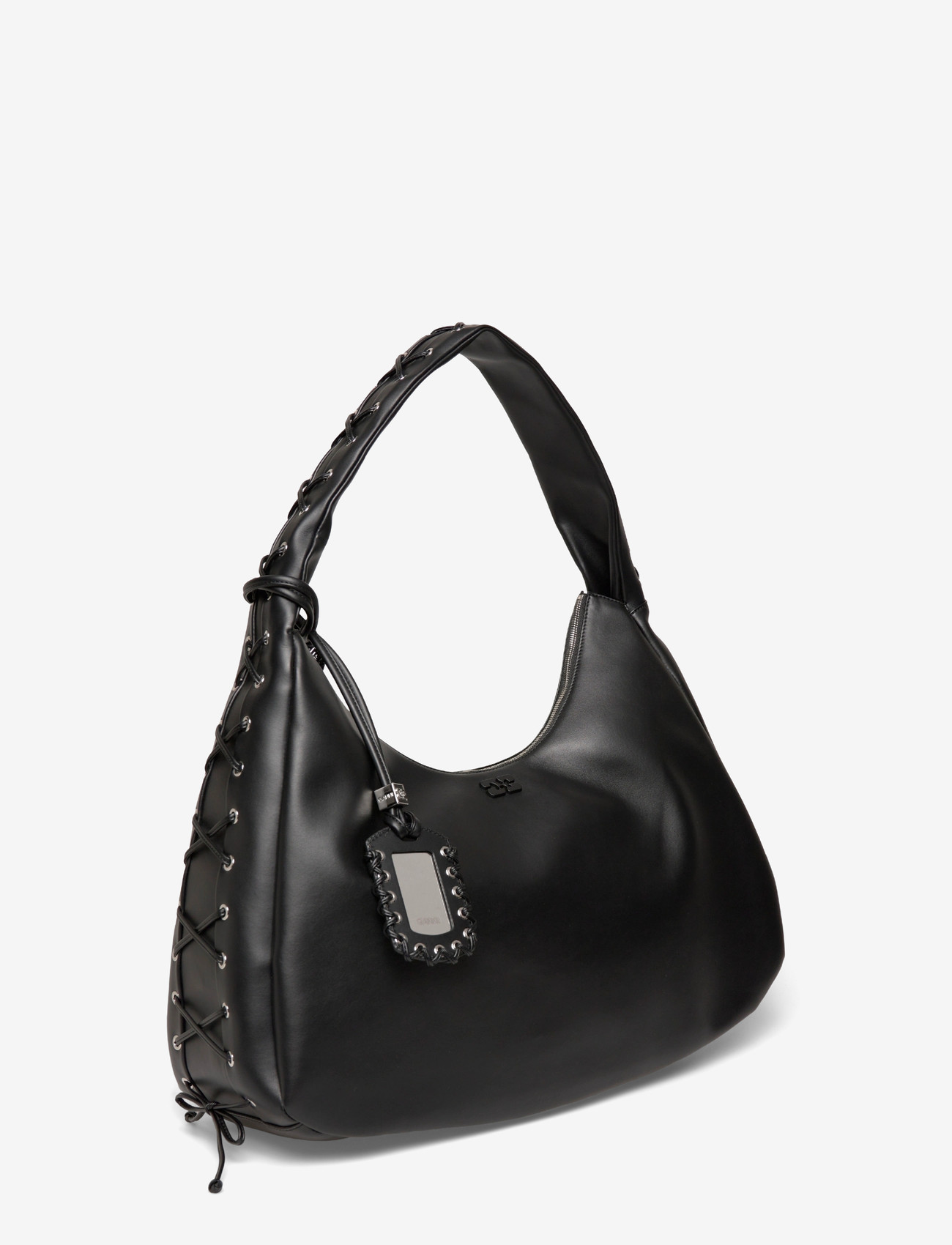 Ganni - Hobo XXL - skuldertasker - black - 2