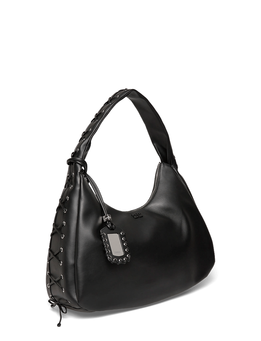 Ganni - Hobo XXL - schultertaschen - black - 2