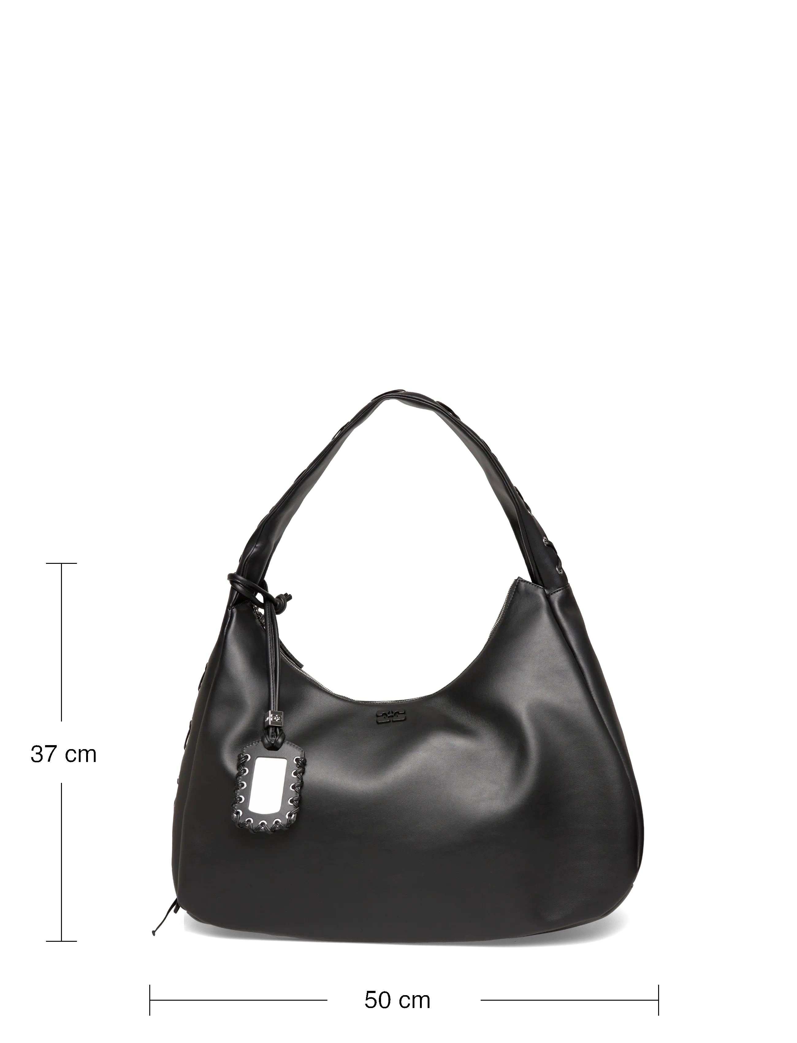 Ganni - Hobo XXL - schultertaschen - black - 3