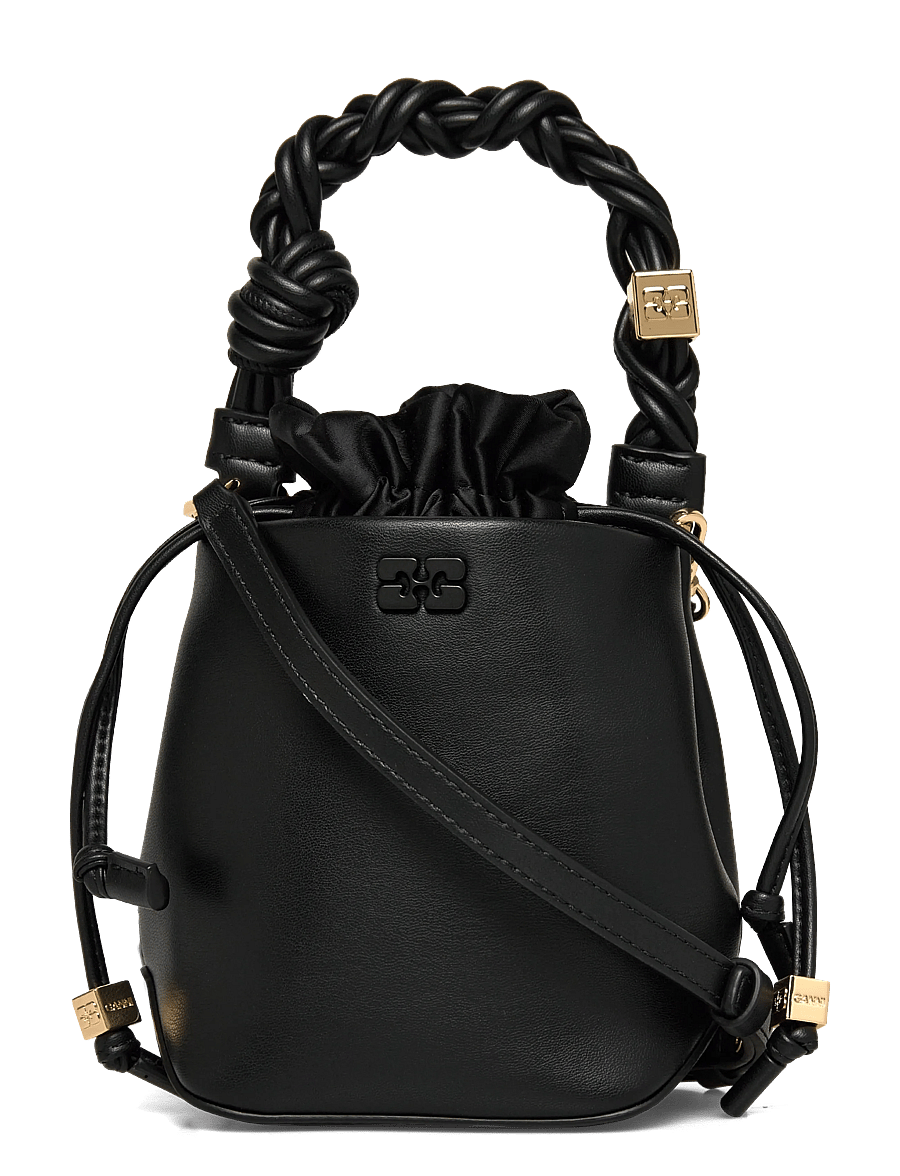 Ganni - Bou Bucket Mini bag - black - 0