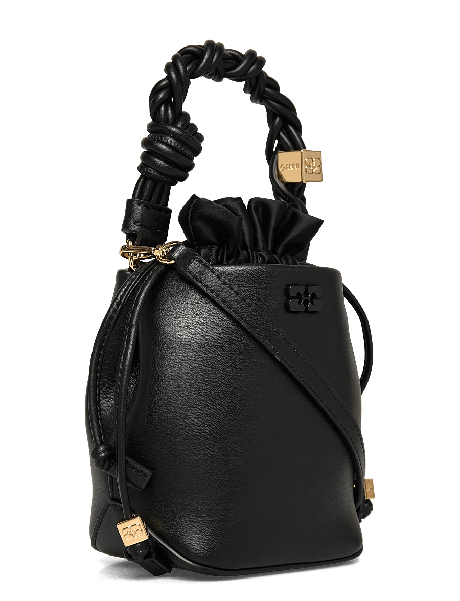 Ganni - Bou Bucket Mini bag - black - 2