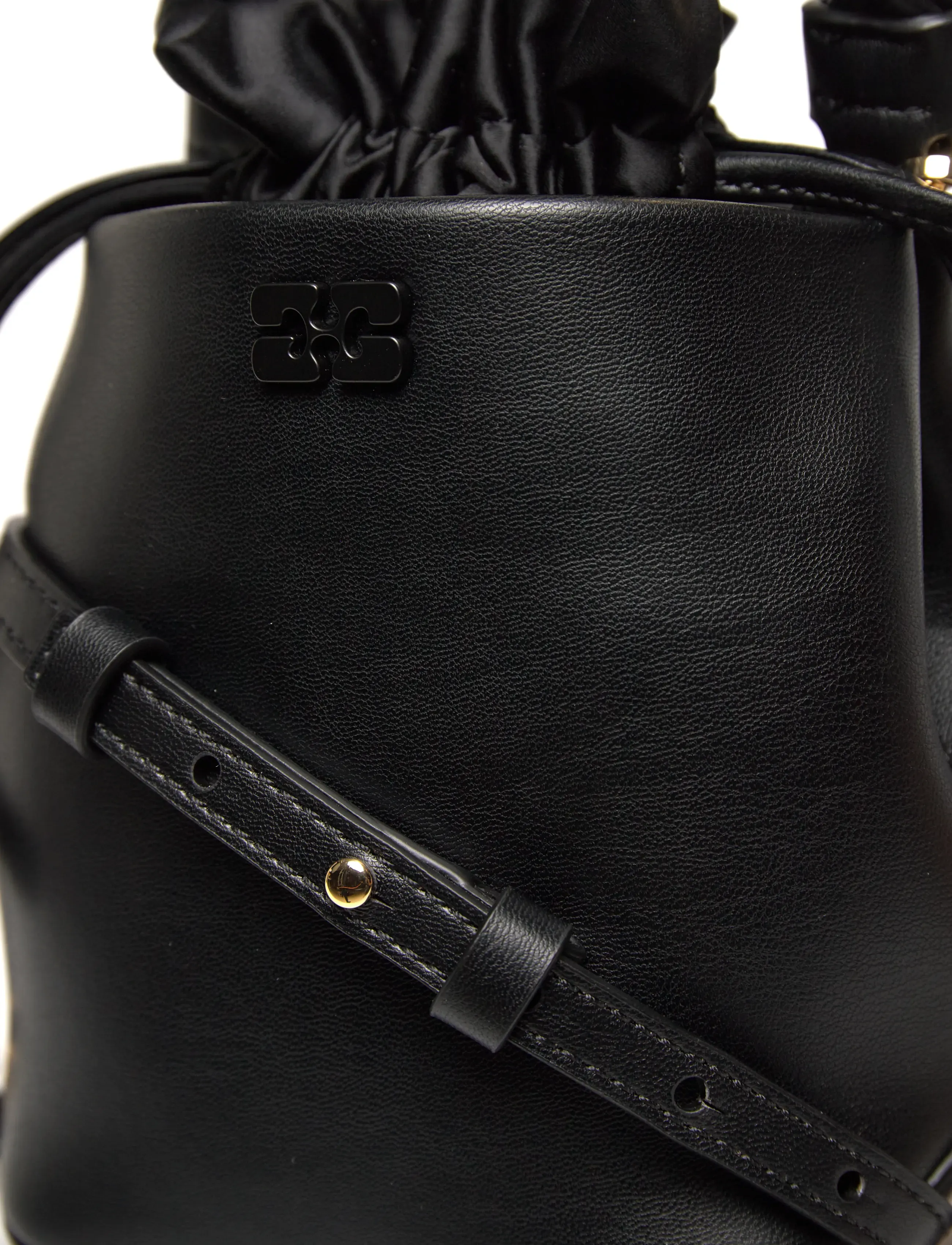 Ganni - Bou Bucket Mini bag - black - 4