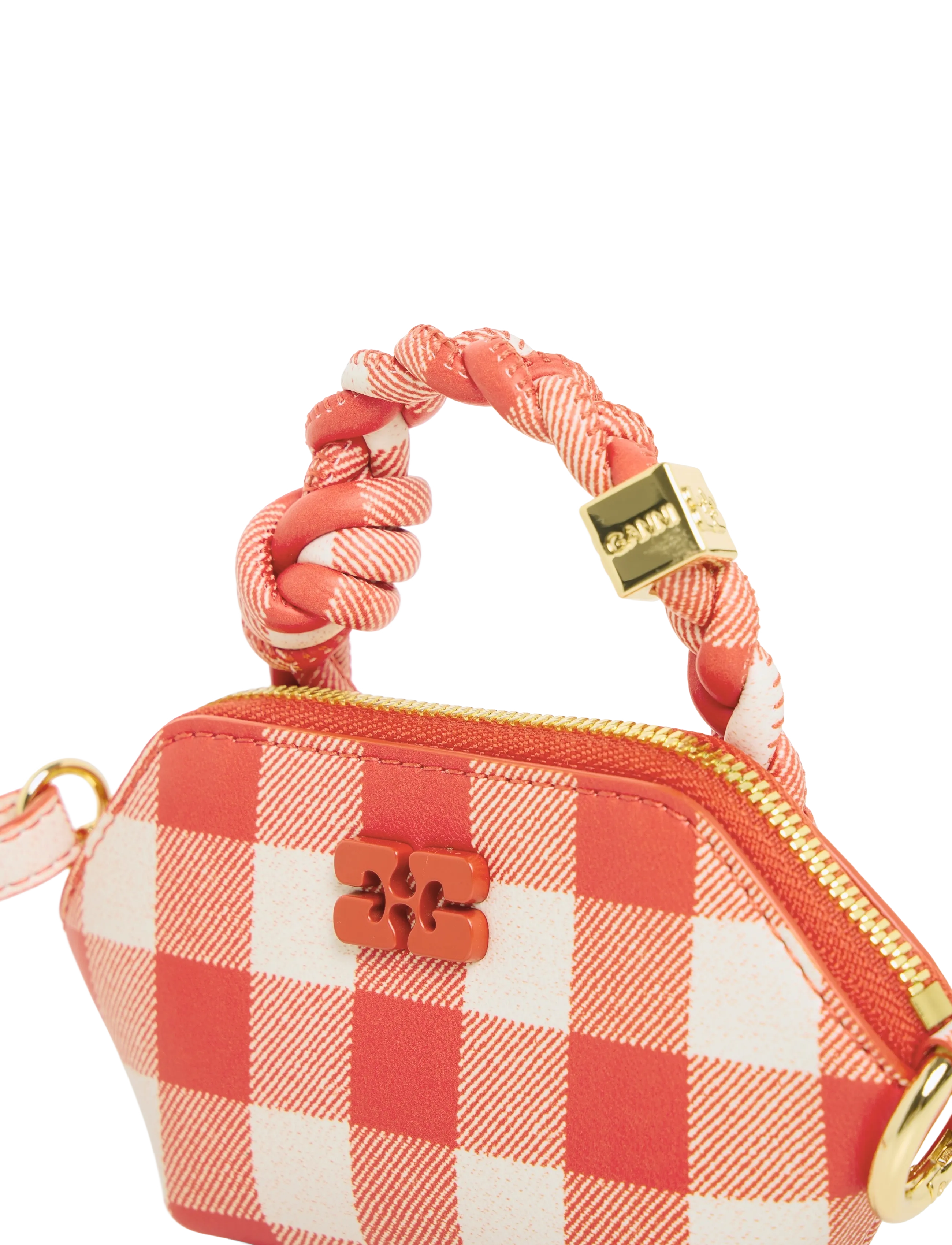 Ganni - Vichy Nano Bag - besondere anlässe - multicolored - 3