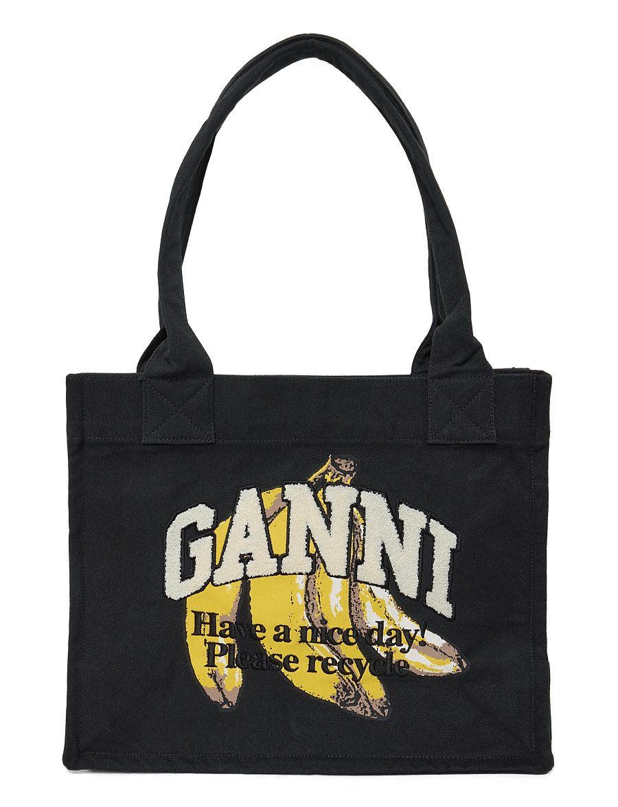 Ganni - Large Tot - shopper - black - 0