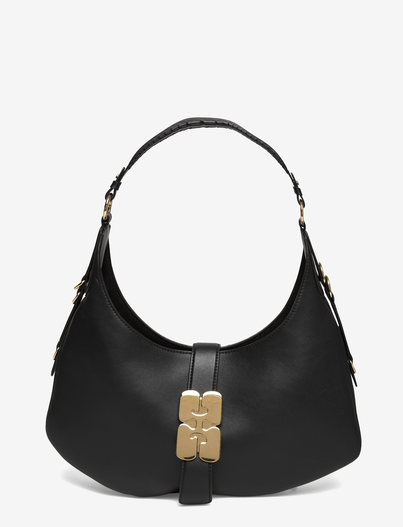 Ganni - Kat Small Gold - mode trends - black - 0