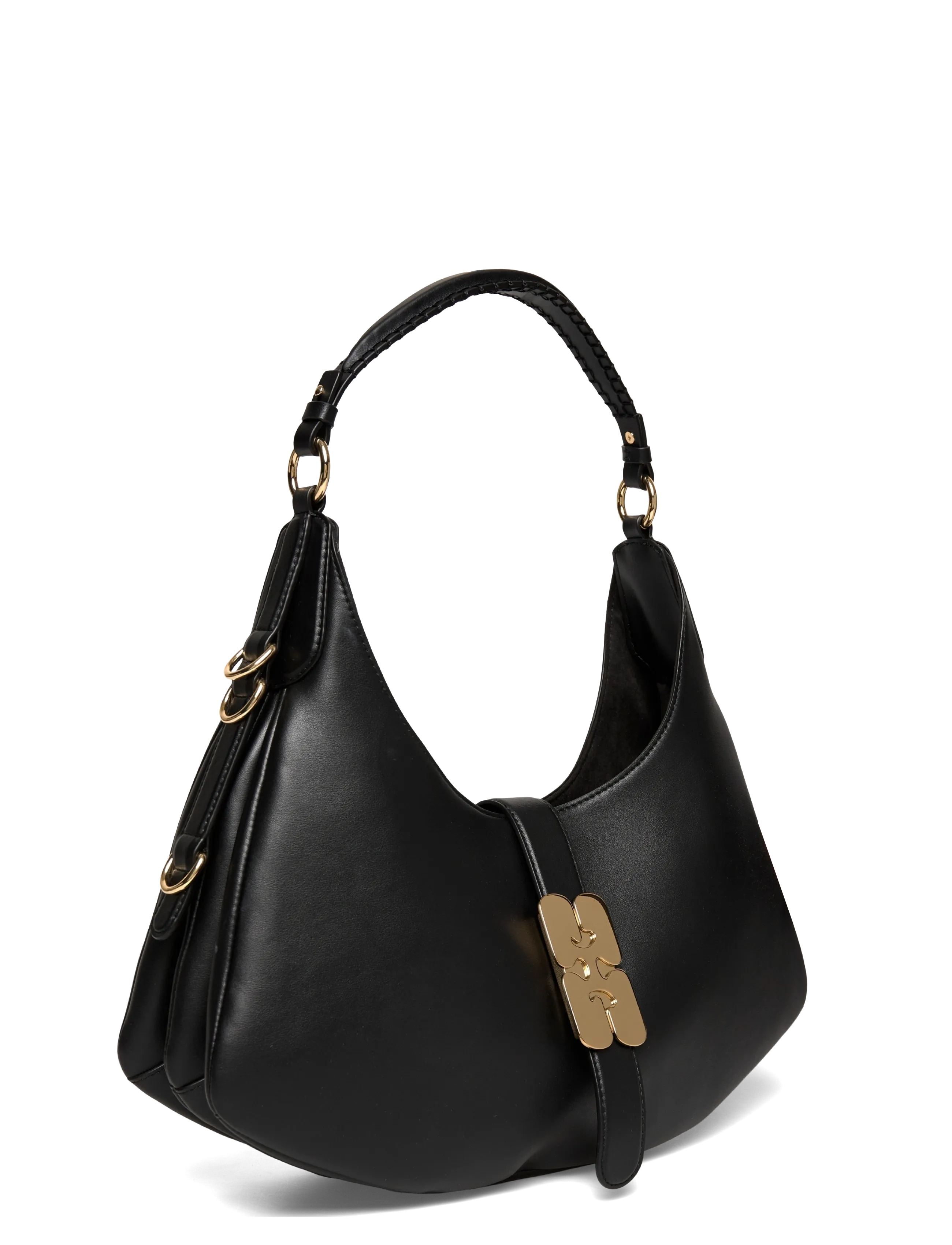 Ganni - Kat Small Gold - modetrends - black - 2