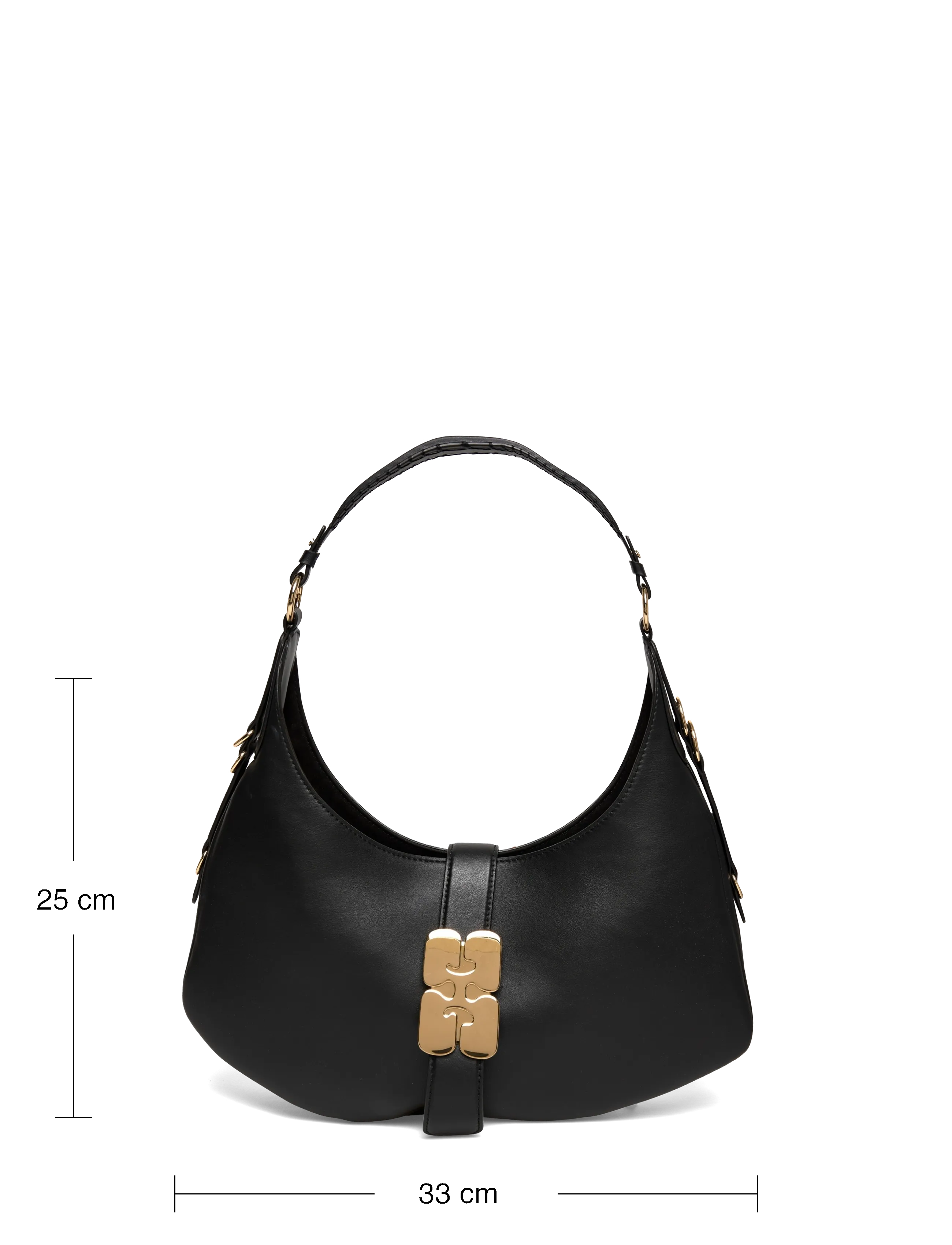 Ganni - Kat Small Gold - modetrends - black - 3