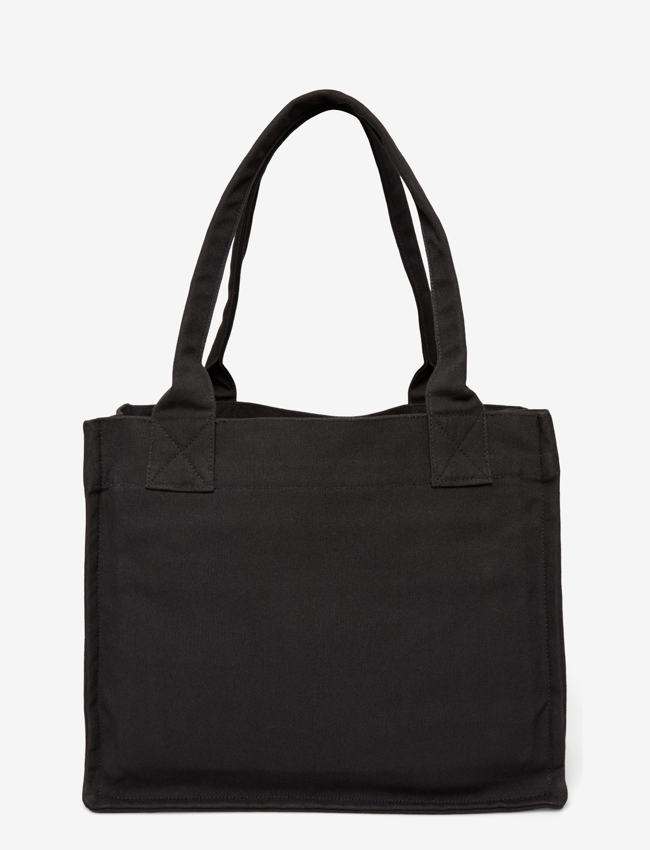 Ganni - Large Easy Shopper Bag in Canvas - shoppers - grey - 1