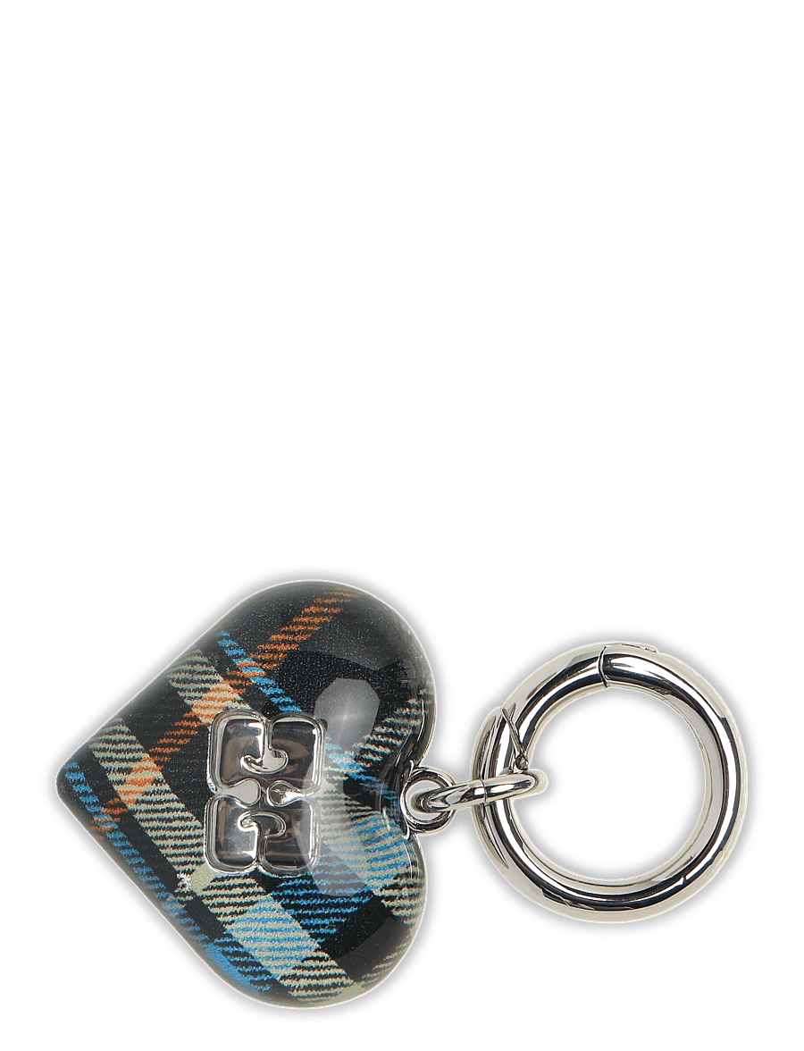 Ganni - Bou Heart Charm - nyckelringar & bag charms - multicolored - 0