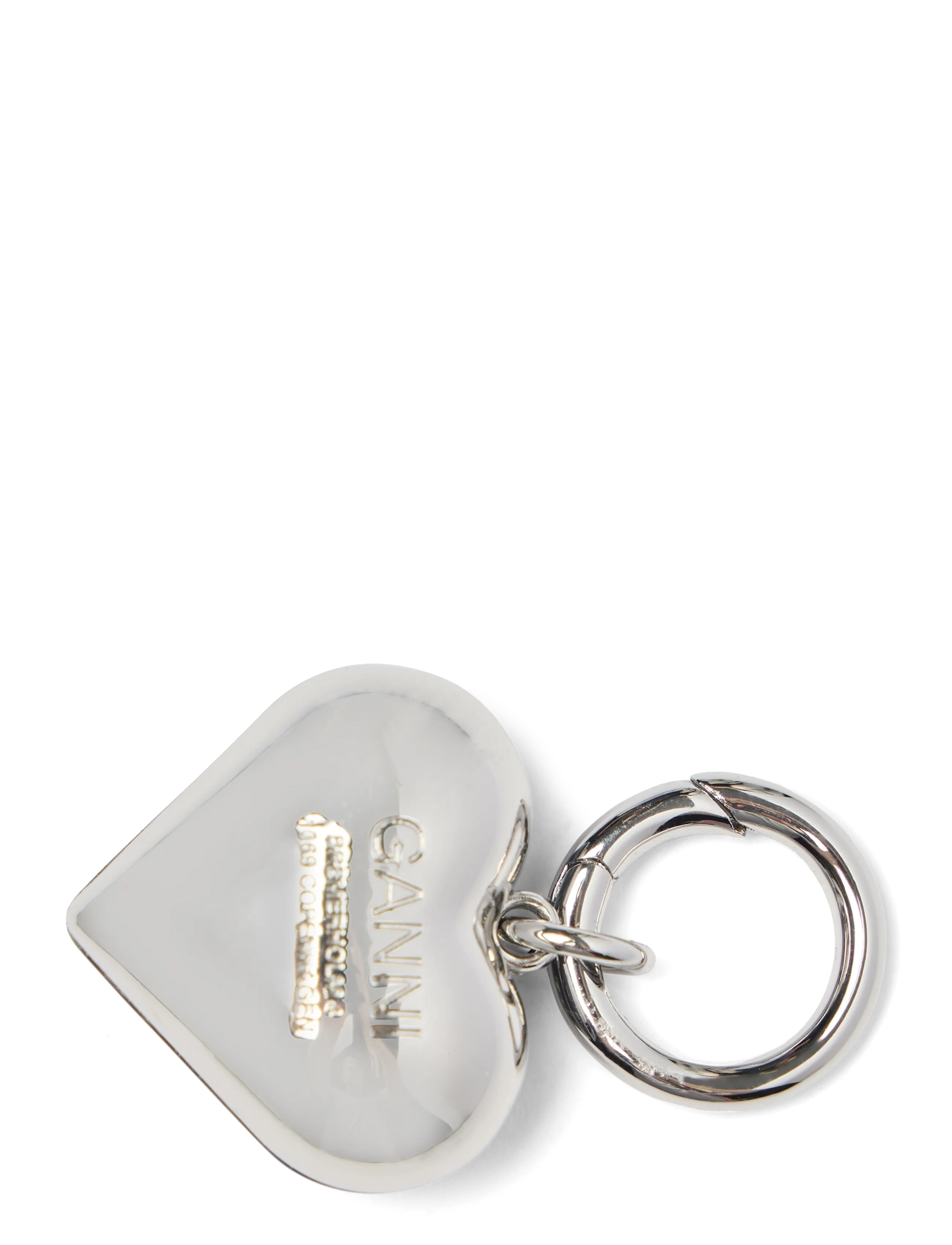 Ganni - Bou Heart Charm - nyckelringar & bag charms - multicolored - 1