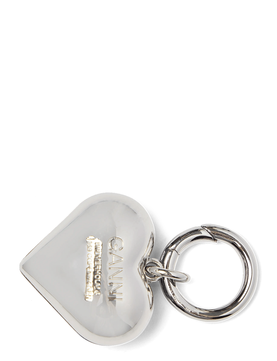 Ganni - Bou Heart Charm - nyckelringar & bag charms - multicolored - 1