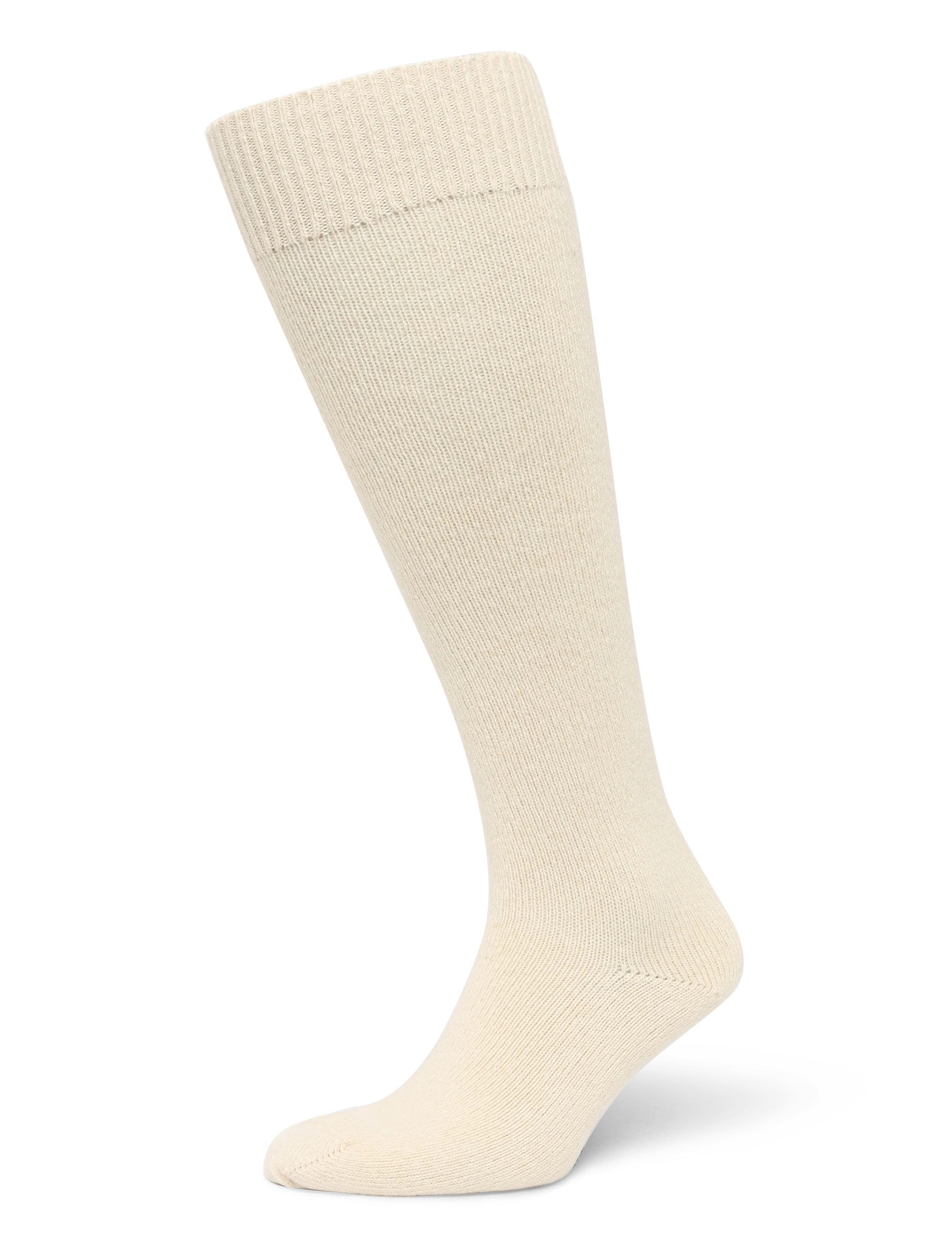 Ganni Wollsocks, One Size, Socks, Beige - Knee High Frauen