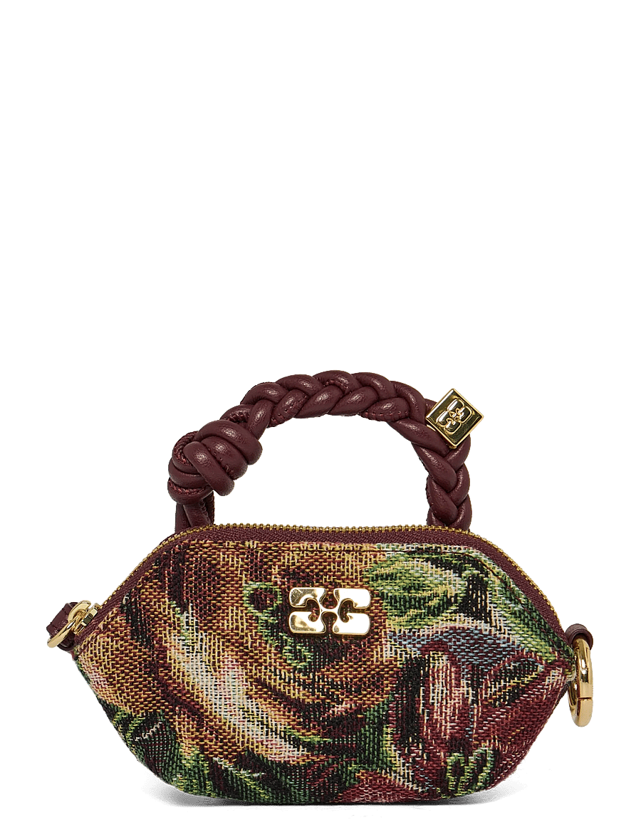 Ganni - Twisted Handle Mini Bag - speciella tillfällen - multicolored - 0