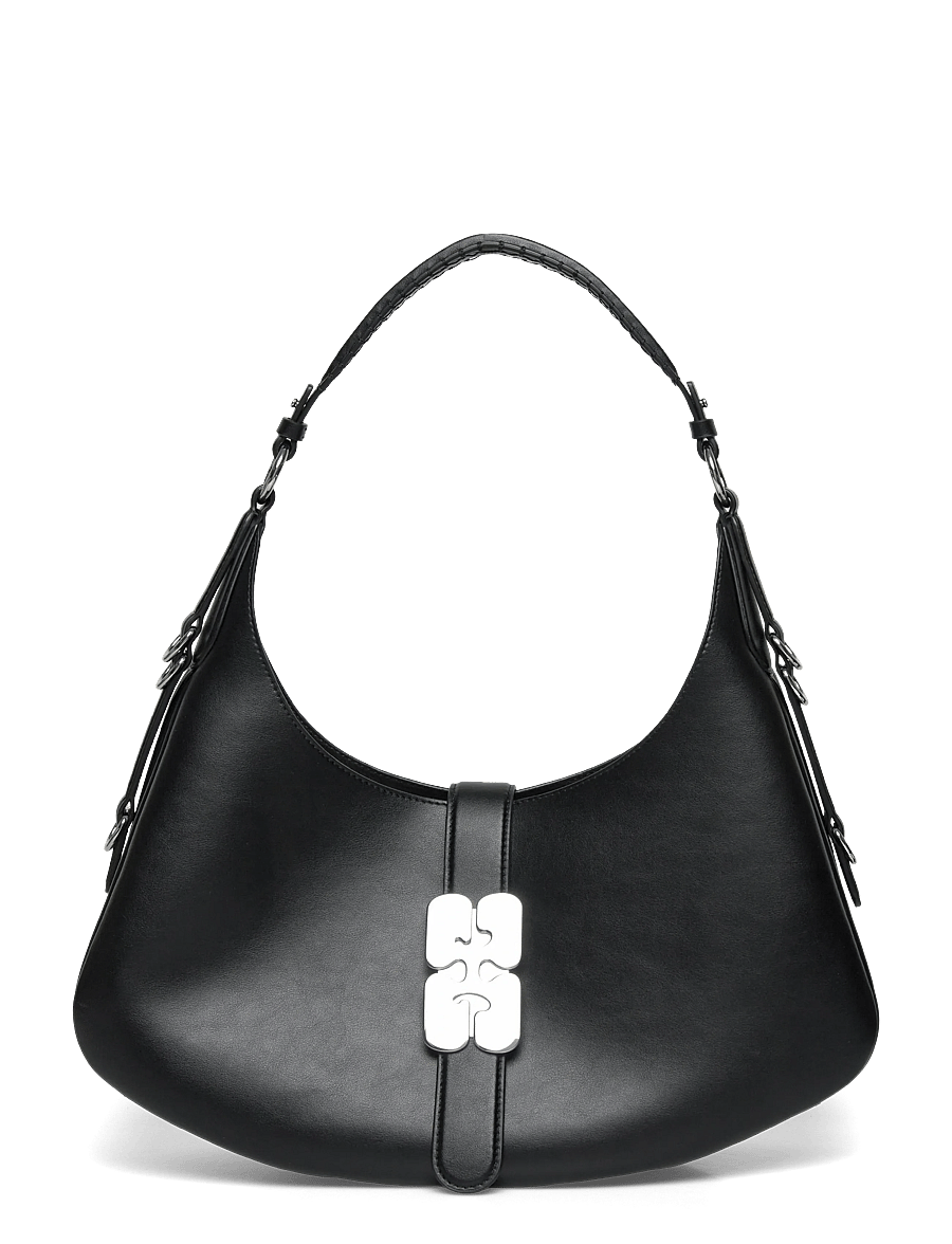Ganni - Kat Small Silver - sacs à bandoulière - black - 0