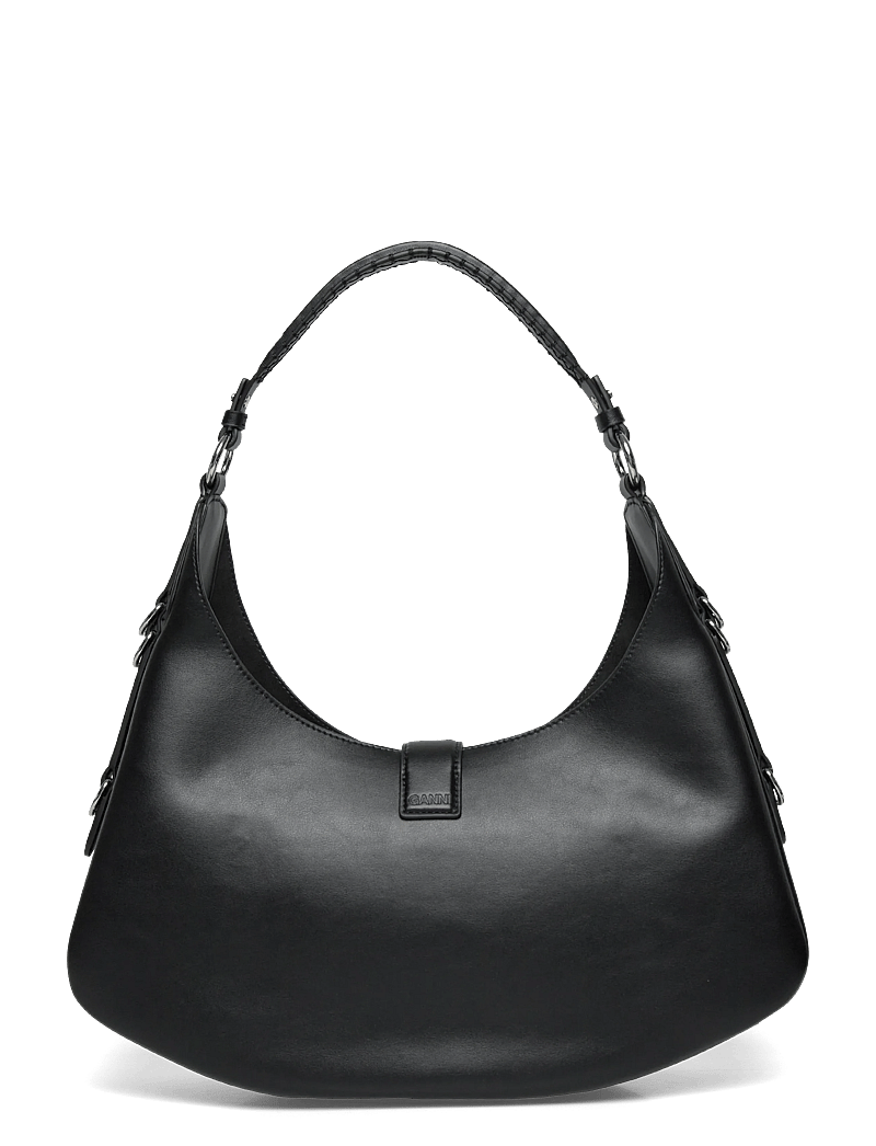 Ganni - Kat Small Silver - skuldertasker - black - 1
