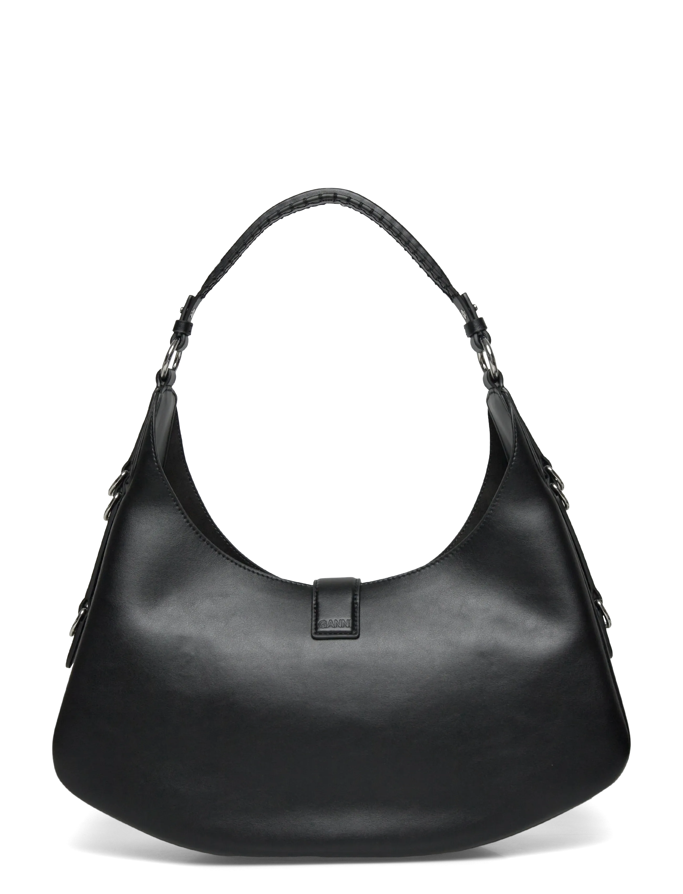 Ganni - Kat Small Silver - rankinės per petį - black - 1