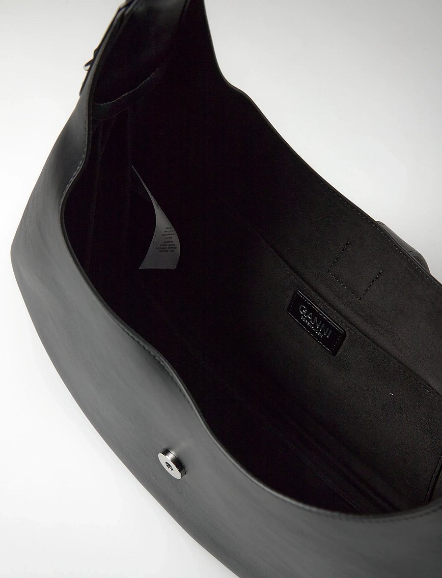 Ganni - Kat Small Silver - sacs à bandoulière - black - 5
