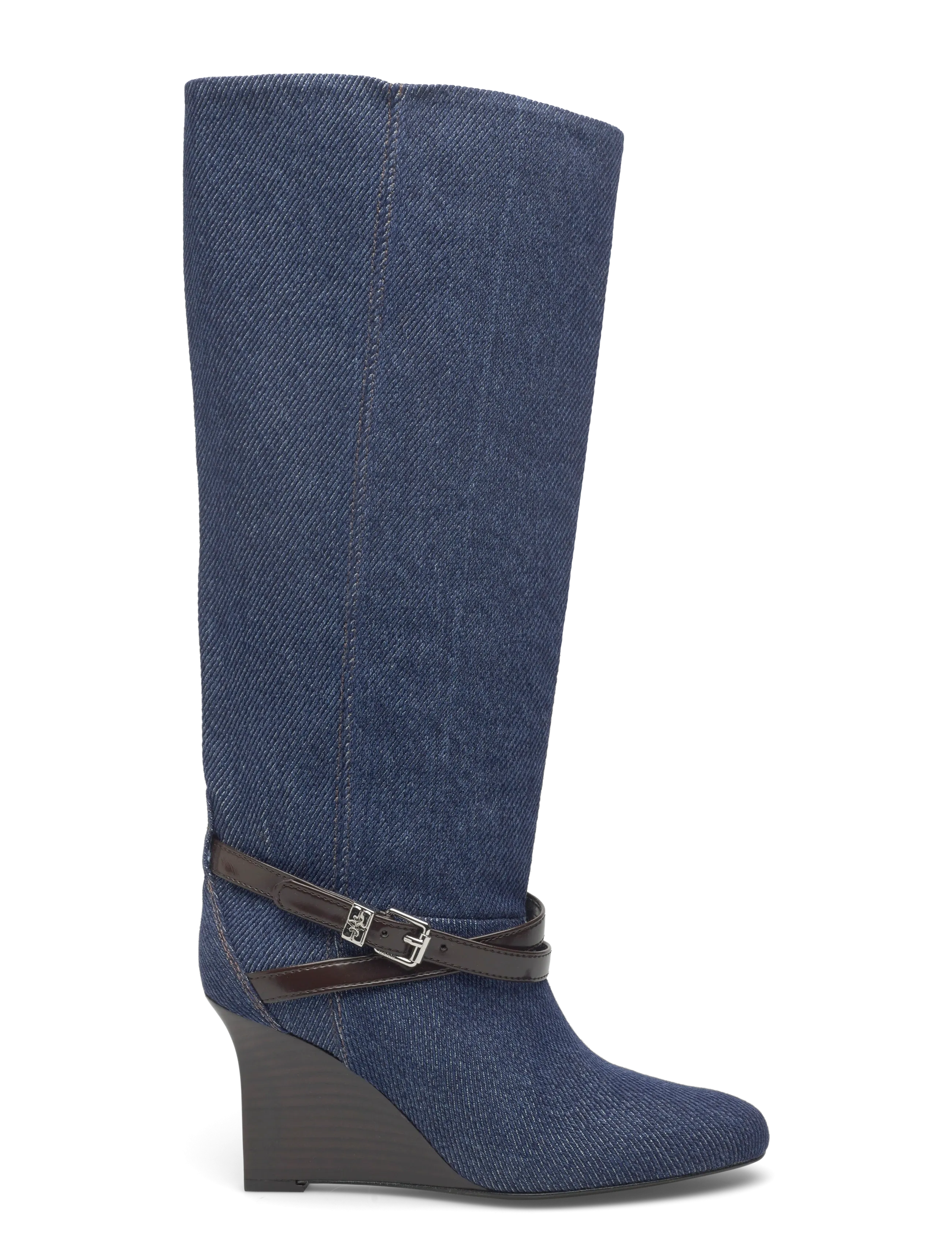 Kat Slim Slouchy Boot Denim 2
