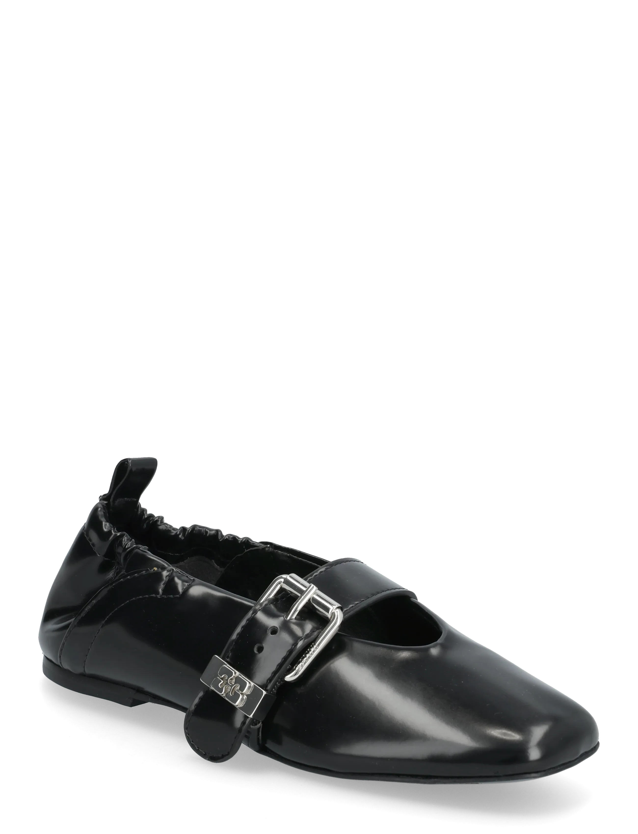 Ganni Ballerinas BOX OLEATEX - Ballerina sko - BLACK / black