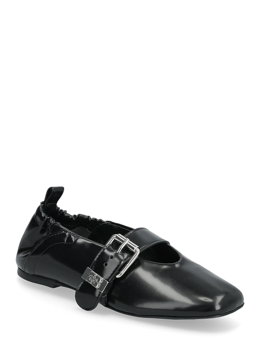 Ganni - Ballerinas BOX OLEATEX - ypatingos progos - black - 0