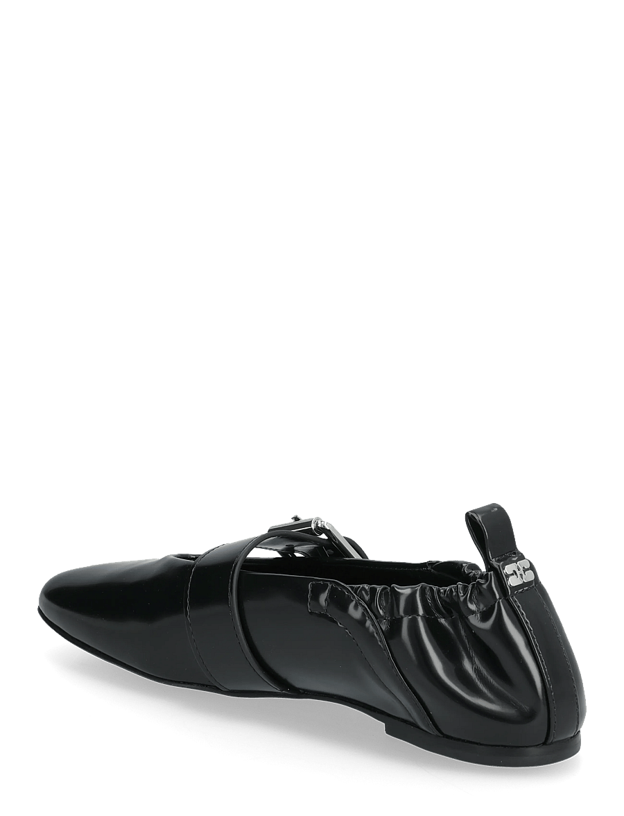 Ganni - Ballerinas BOX OLEATEX - ypatingos progos - black - 2