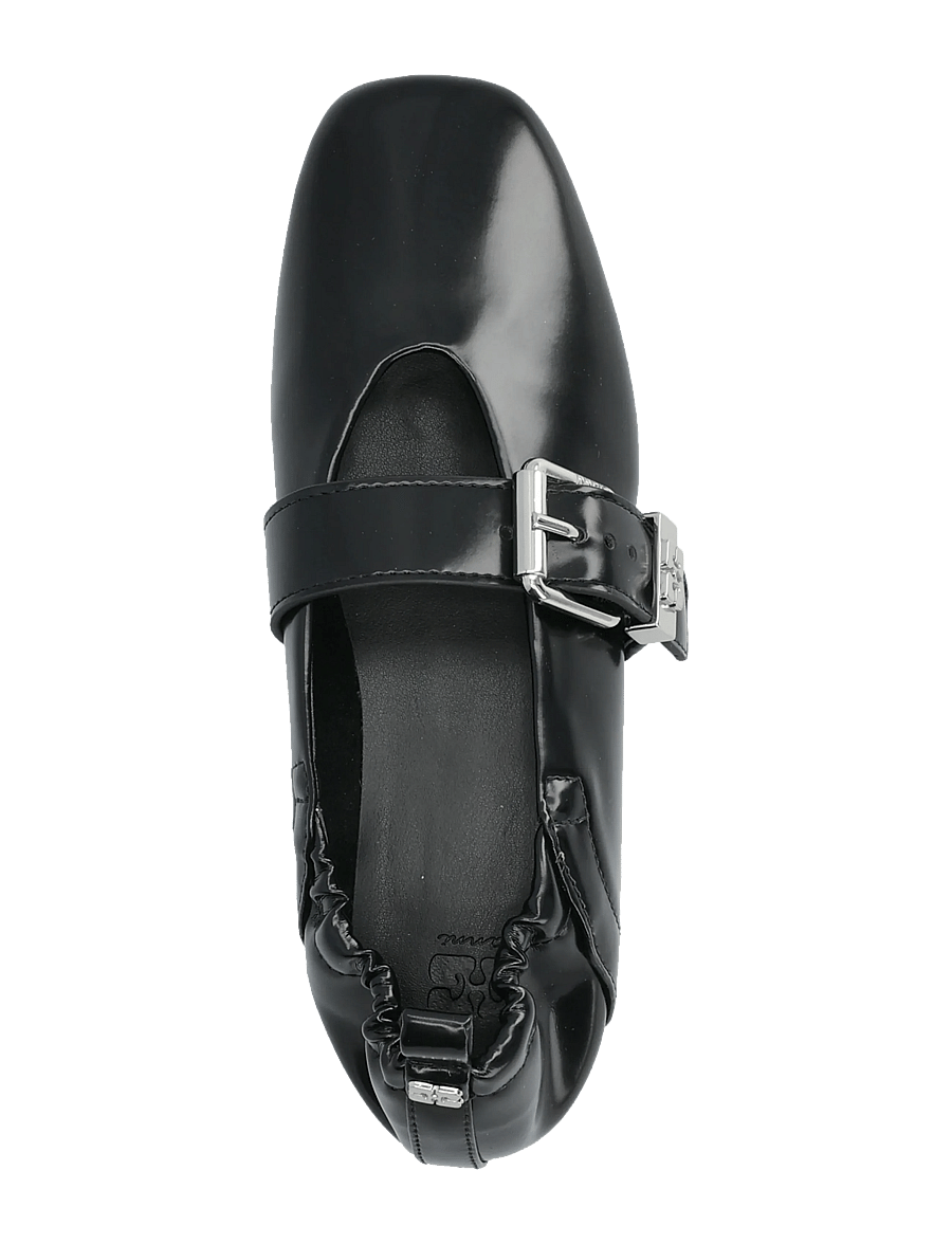 Ganni - Ballerinas BOX OLEATEX - ypatingos progos - black - 3