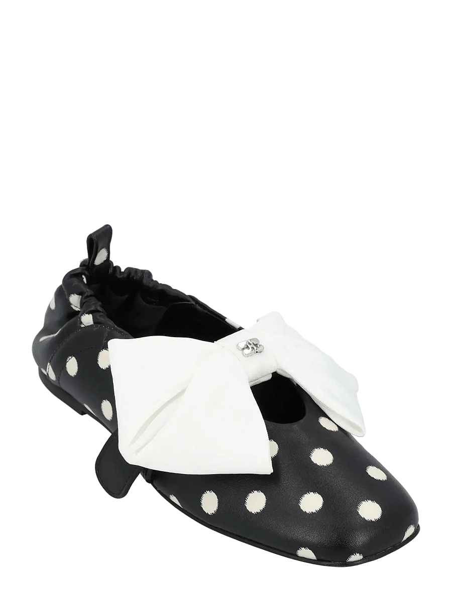 Ganni - Sue Ballerina Flat - special occasions - black - 0