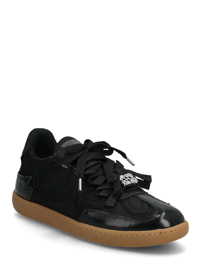 Ganni - 08 Nylon - lave sneakers - black - 0