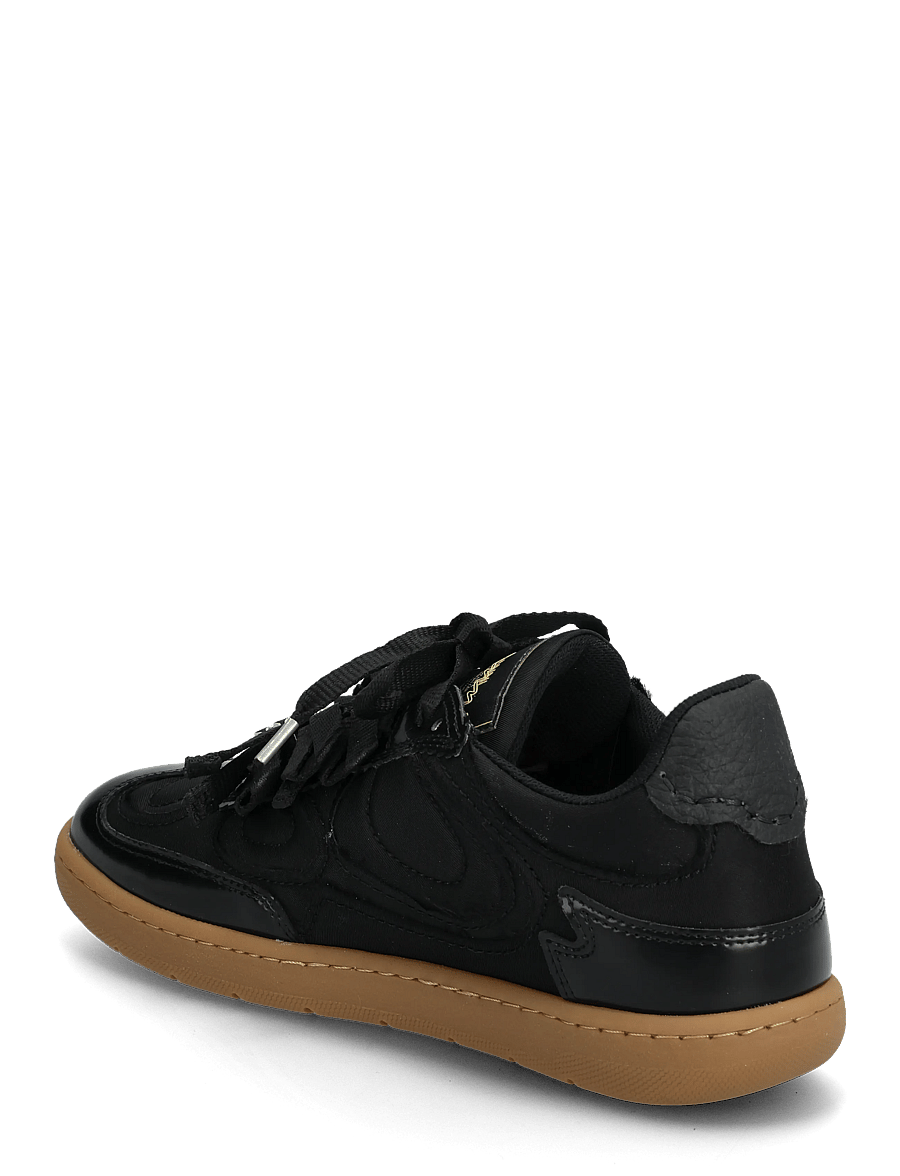 Ganni - 08 Nylon - niedrige sneaker - black - 1