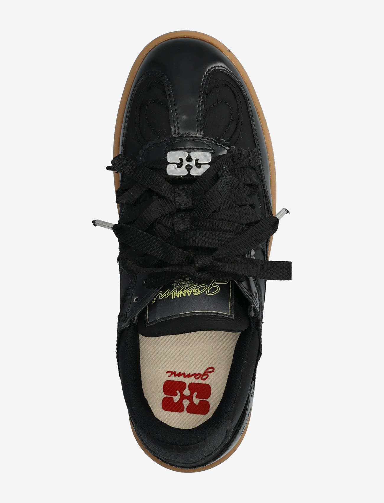 Ganni - 08 Nylon - lave sneakers - black - 3