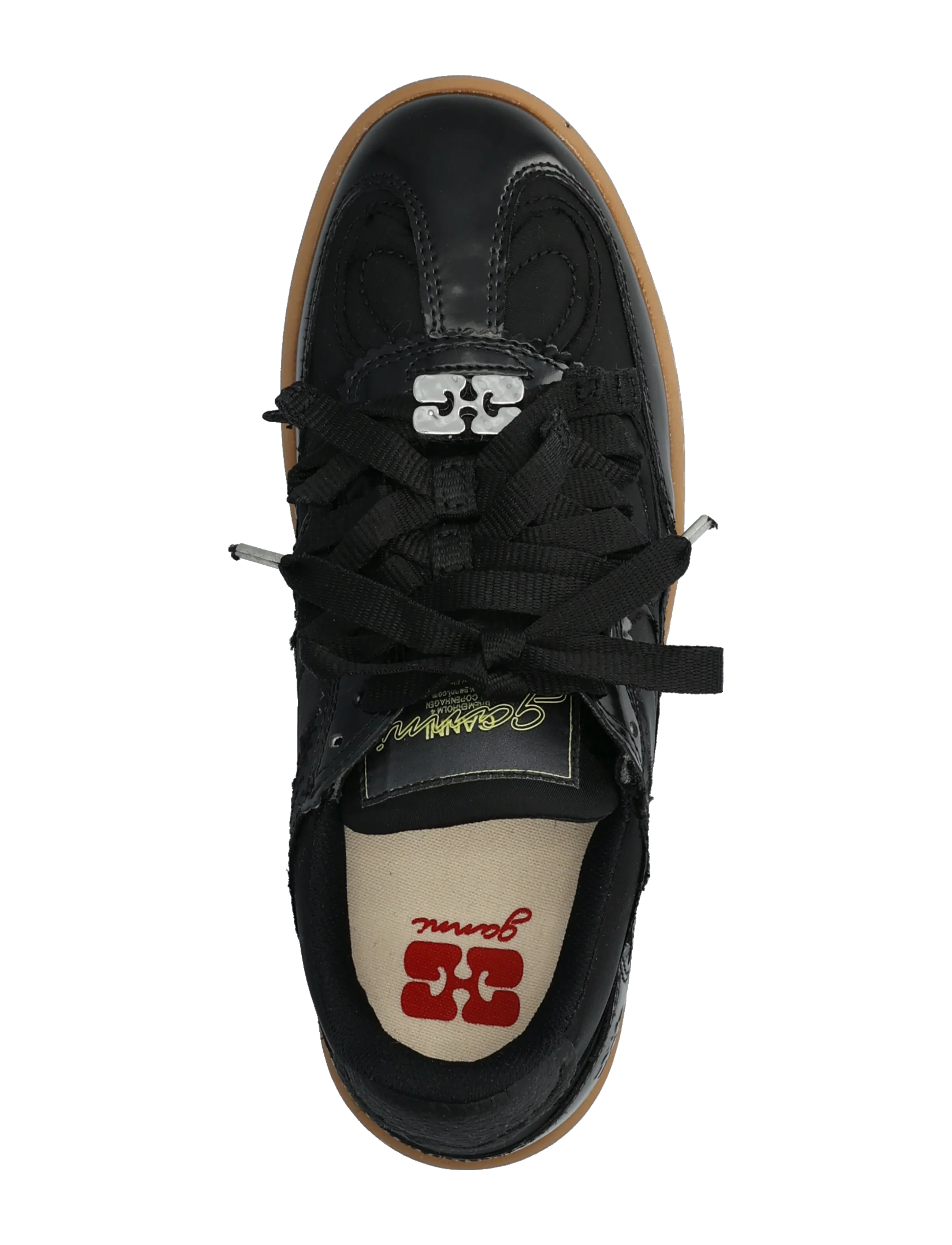 Ganni - 08 Nylon - niedrige sneaker - black - 3