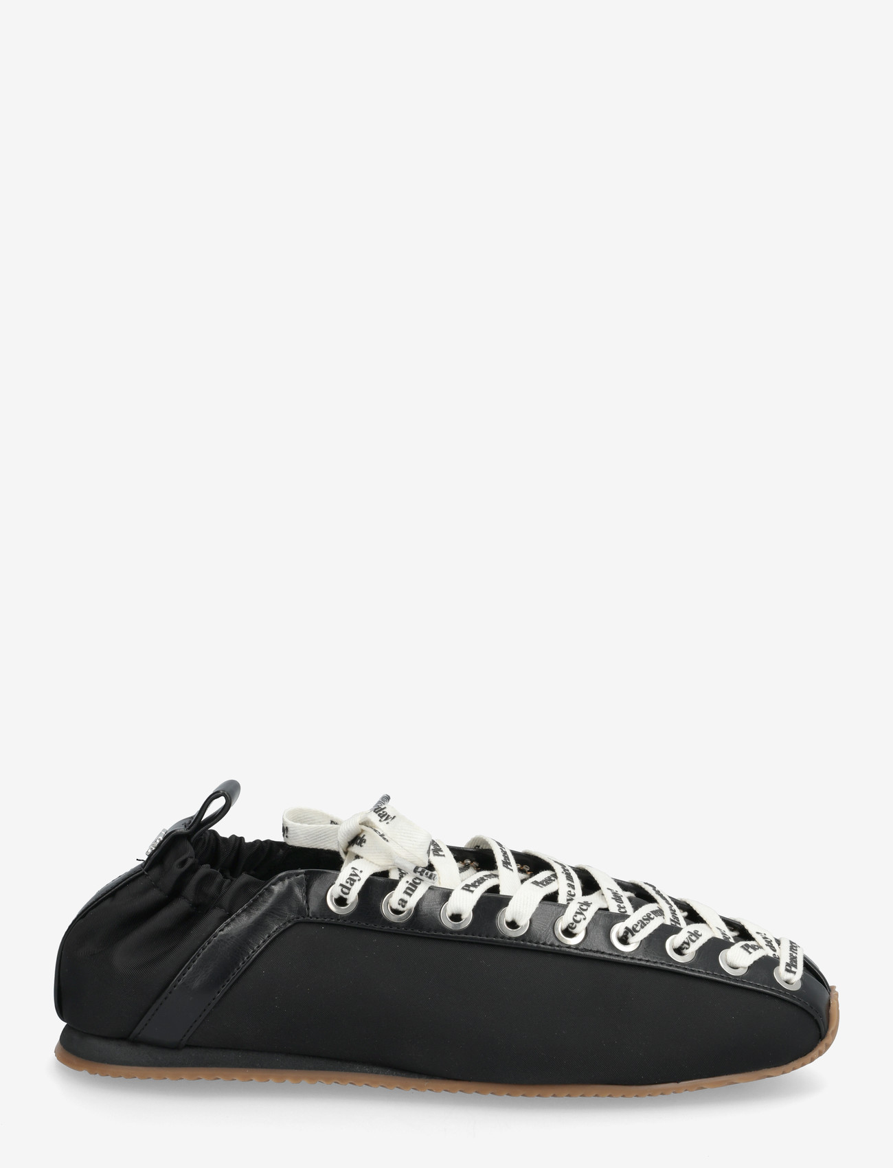Ganni - Lace-up ballet flats - særlige begivenheder - black - 1