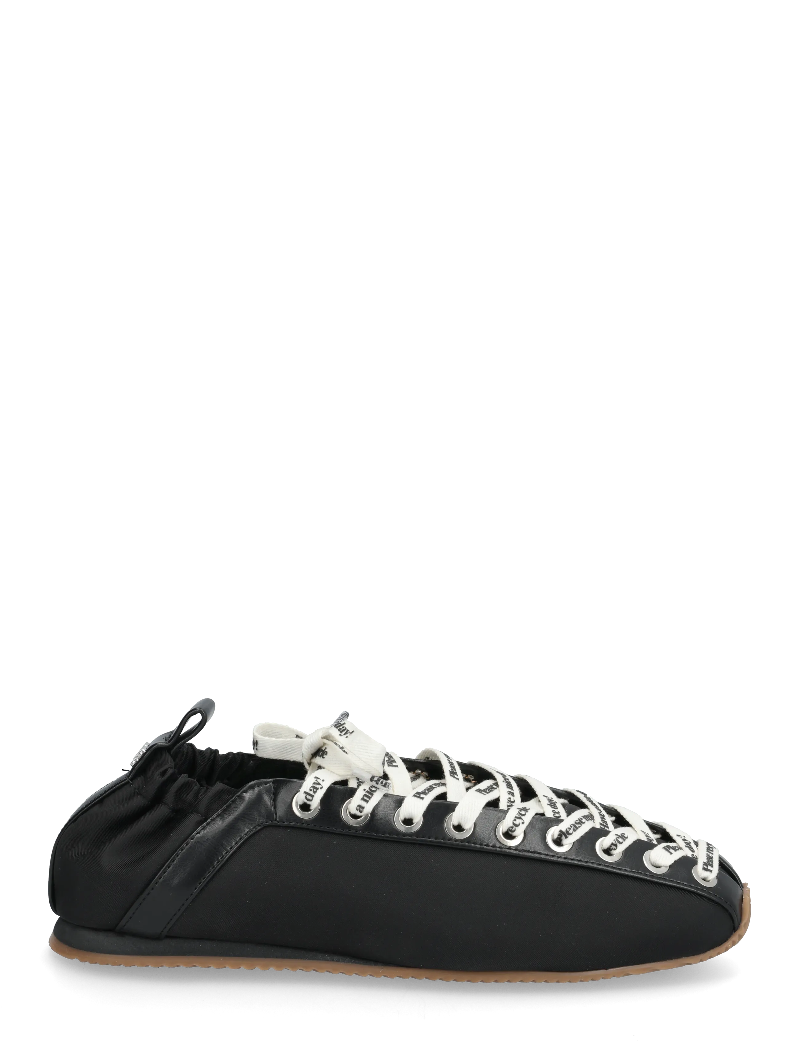 Ganni - Lace-up ballet flats - besondere anlässe - black - 1