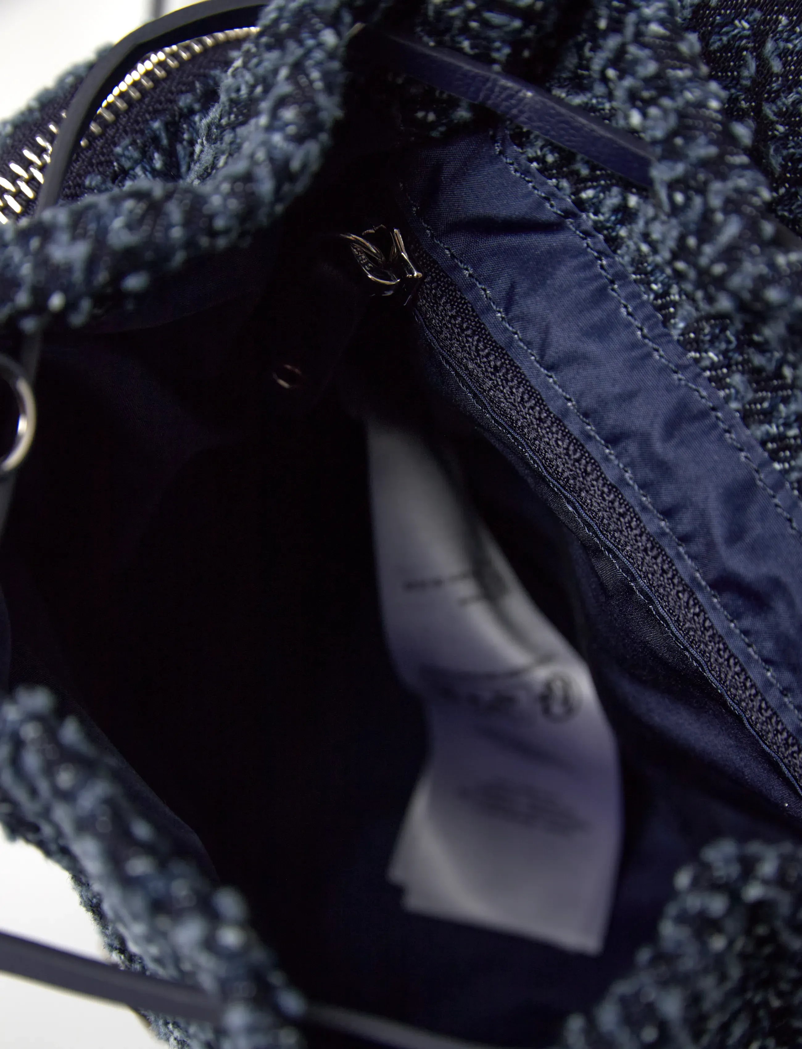 Ganni - Buckle Zip Backpack - rucksäcke - blue - 5