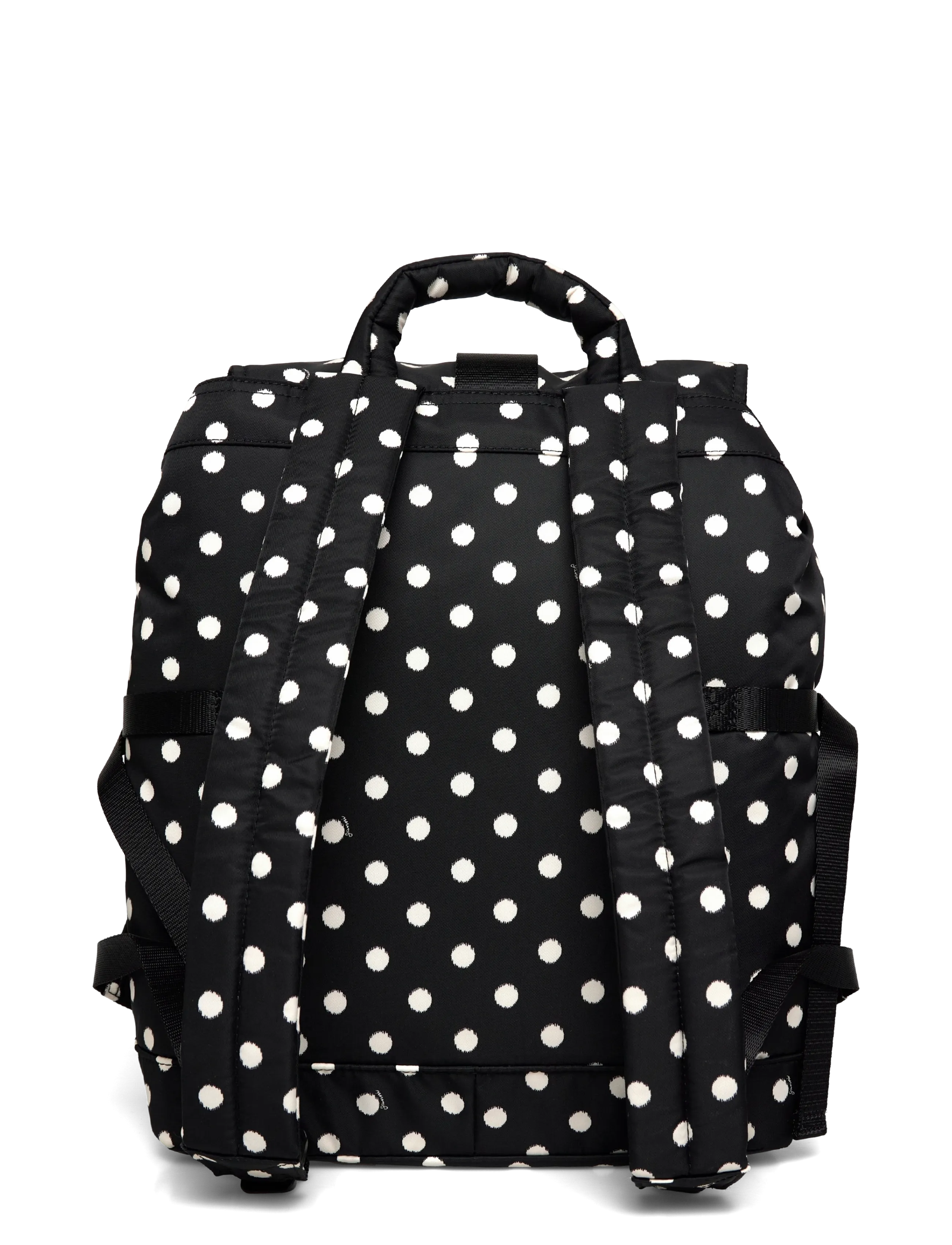 Ganni - Black Dots Re-Tech Backpack - accessoires - black - 1