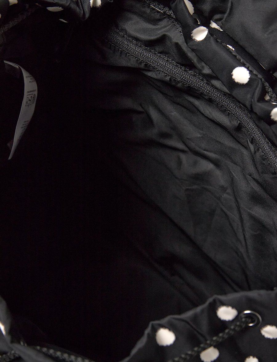 Ganni - Black Dots Re-Tech Backpack - seljakotid - black - 5